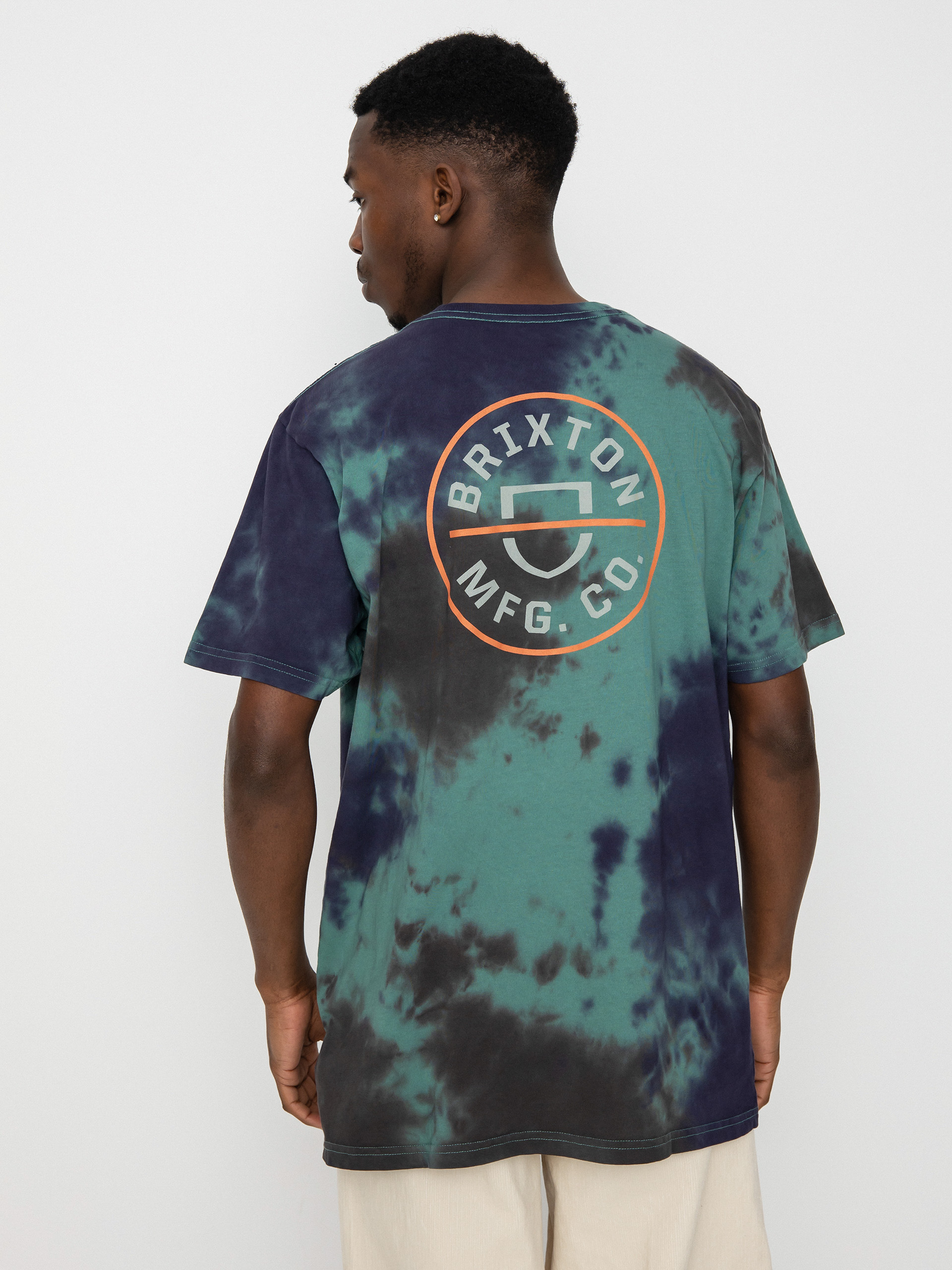 Brixton Crest II T-shirt (spruce/washed navy/washed blac)