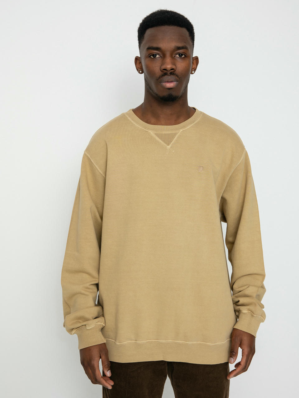 Brixton Vintage Reserve Sweatshirt (sand vintage wash)