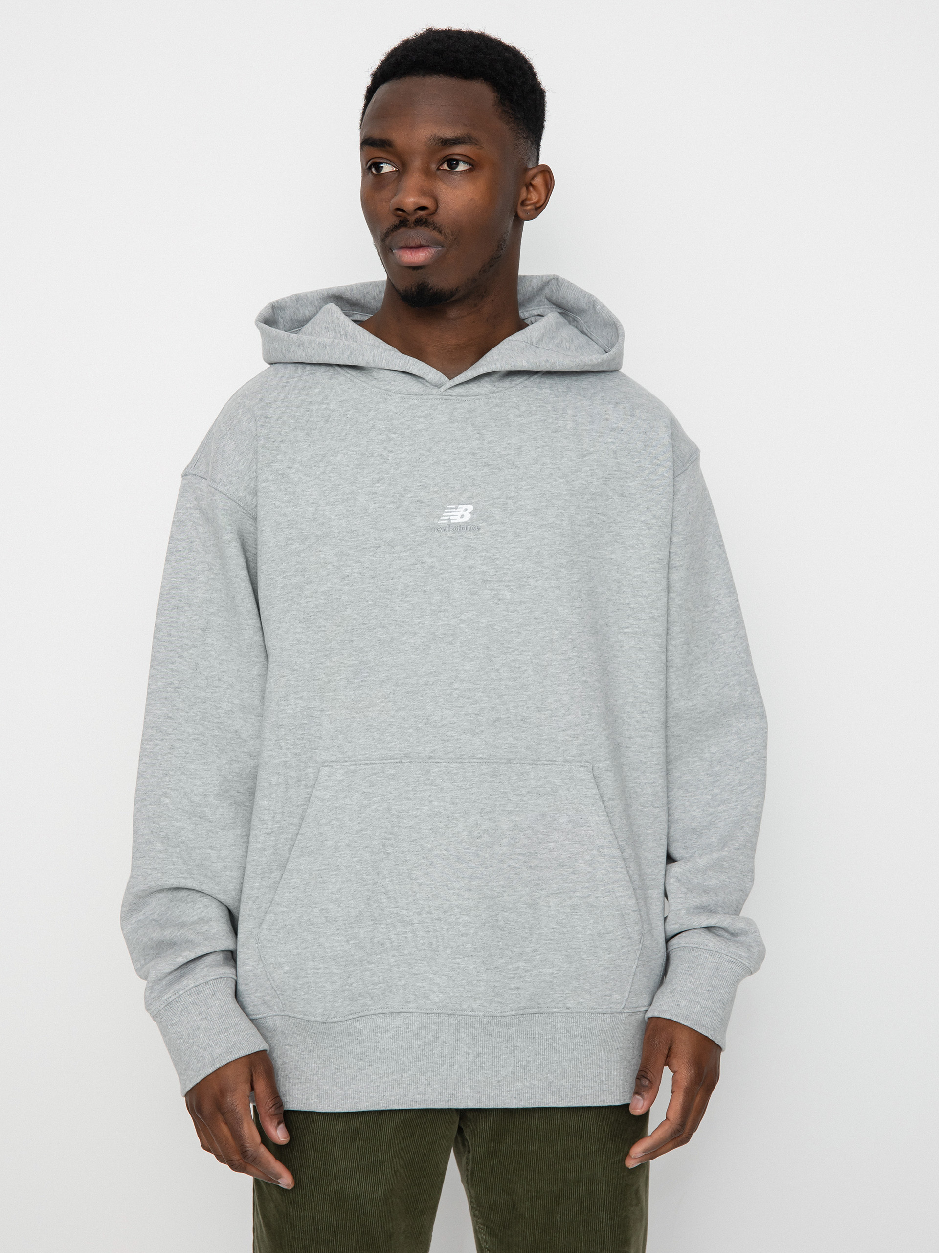 Athletic grey hoodie sale