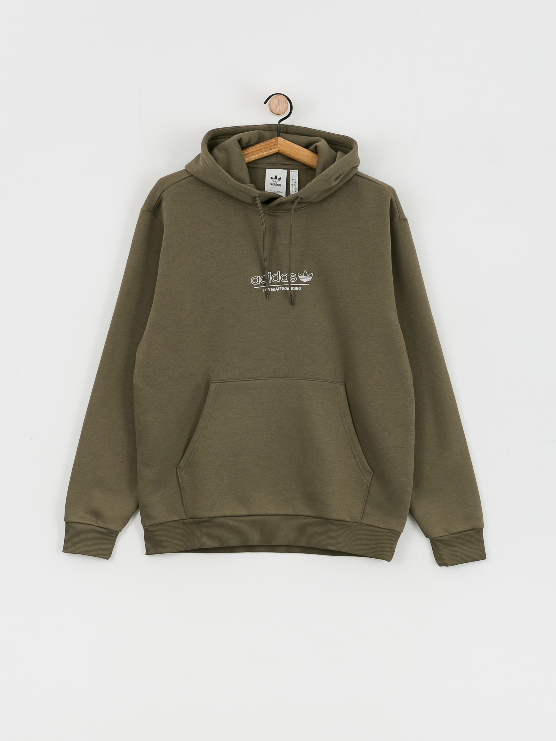 Army green adidas hoodie online