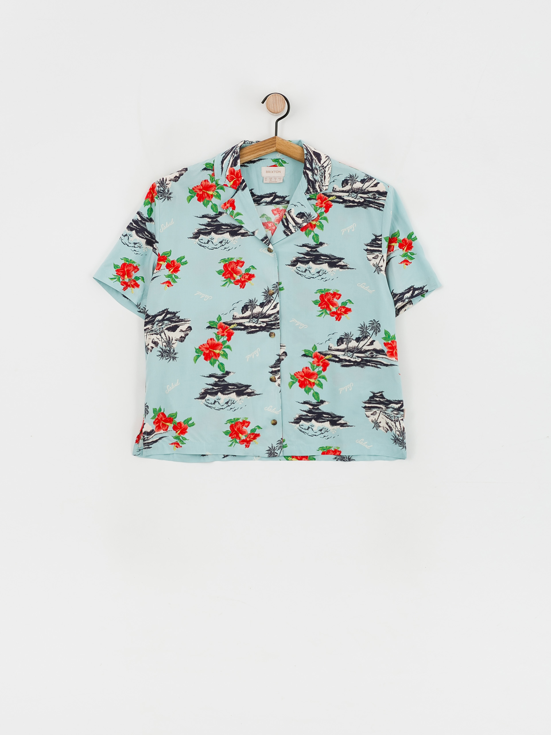 Brixton Bunker Paradise Shirt Wmn (canal blue)