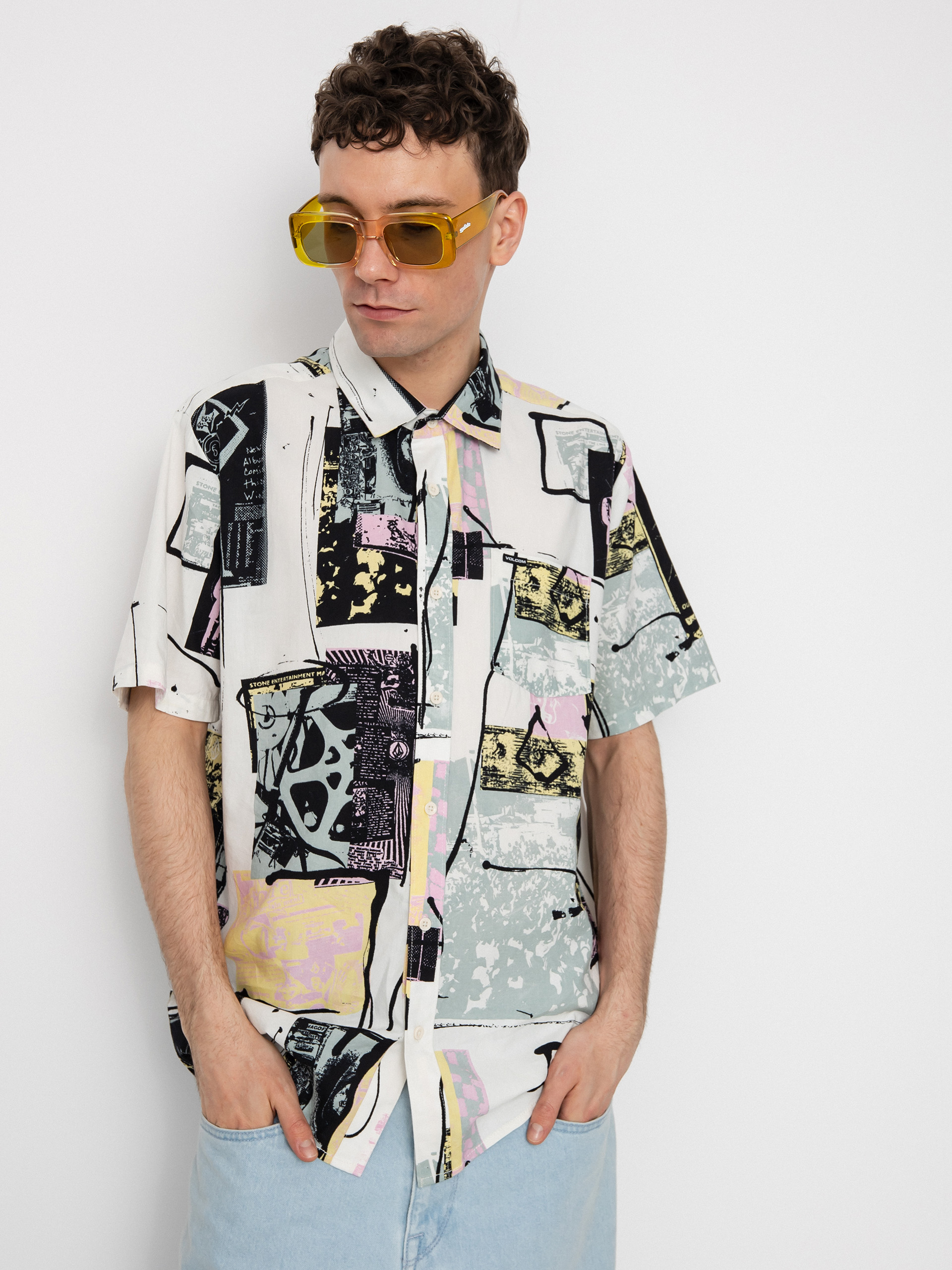 Volcom V Ent Lp Shirt (whitecap grey)