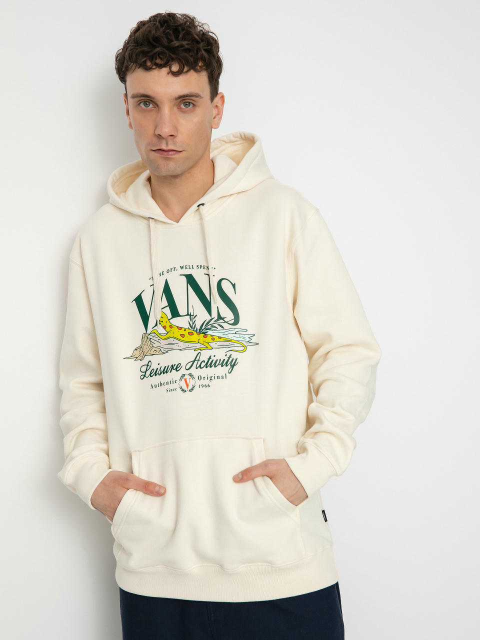 Vans Lizard HD Hoodie (antique white)