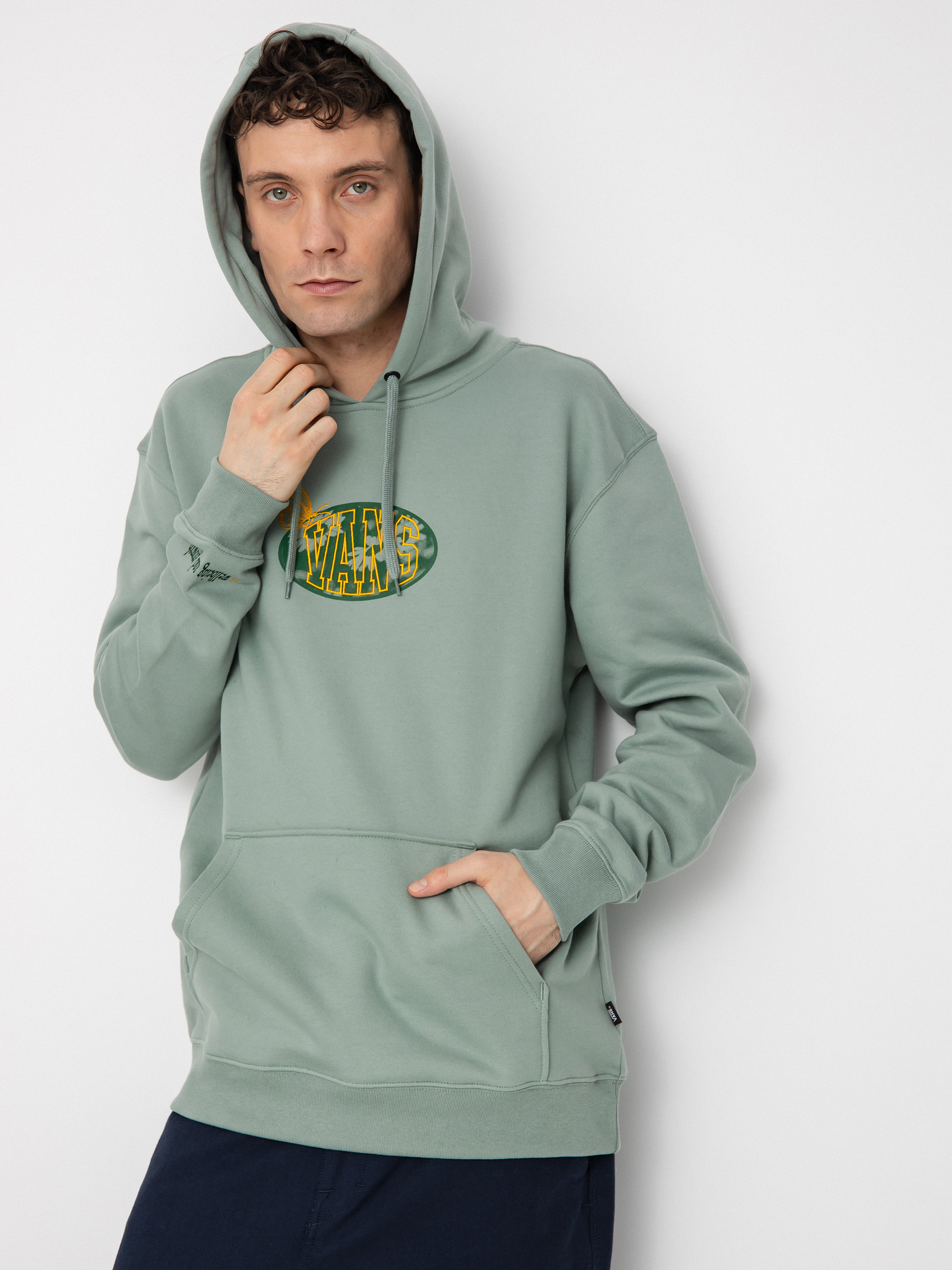 Vans Daisy Photo HD Hoodie (chinois green)