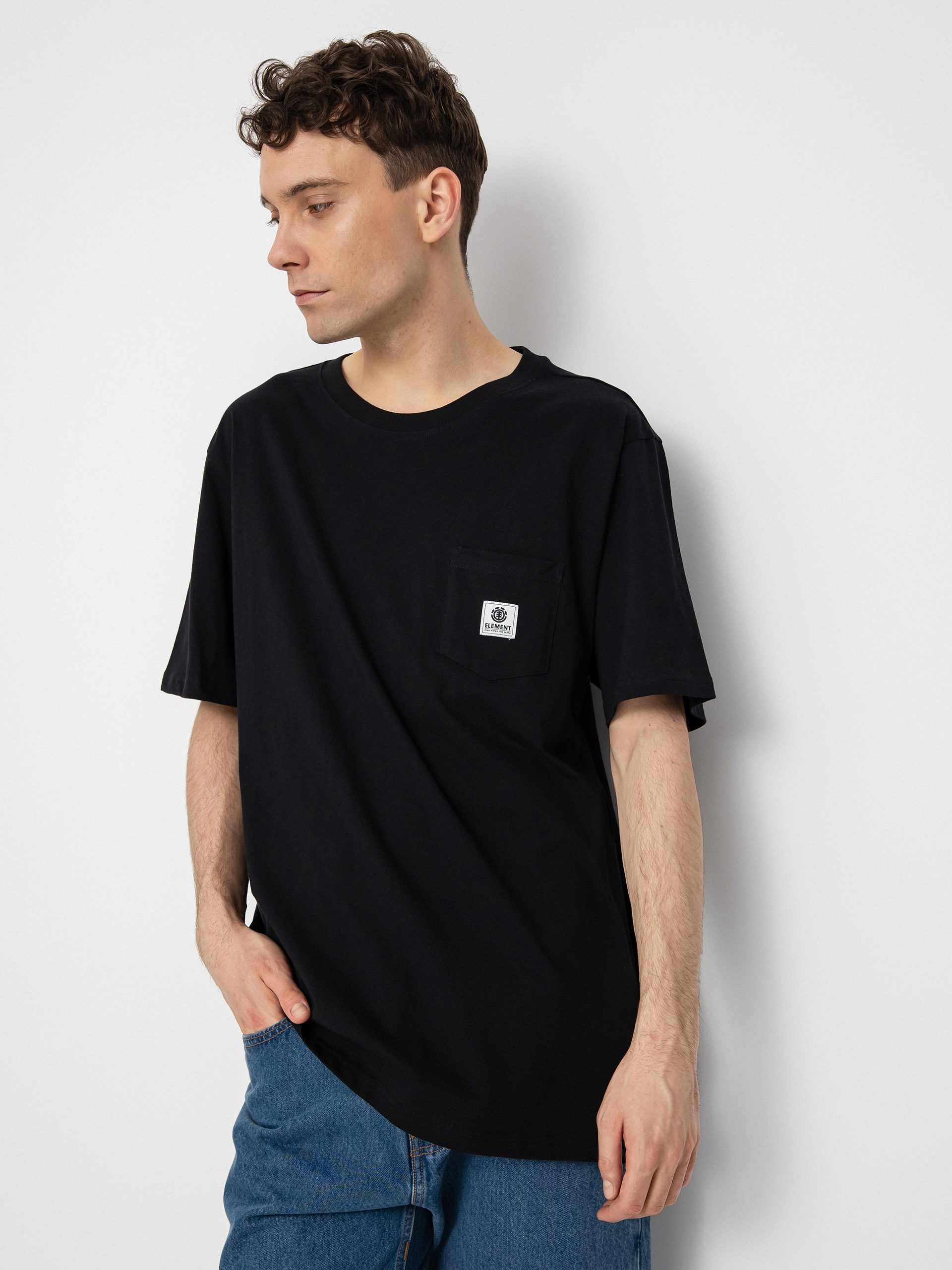 Element Basic Pocket Label T-Shirt (flint black)