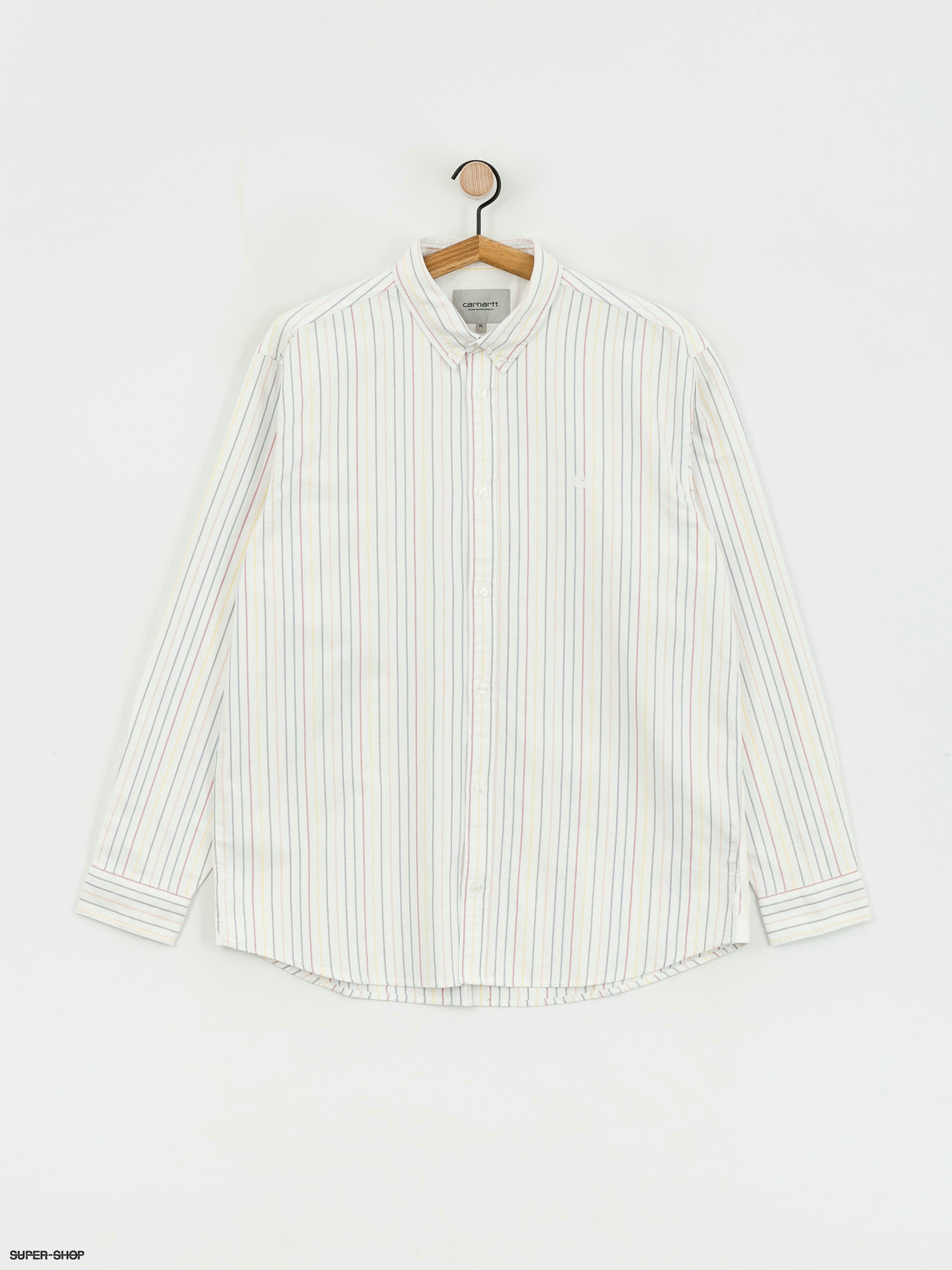 Carhartt WIP Dabney Shirt (dabney stripe multicolor/white)