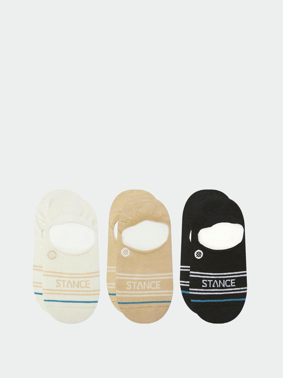 Stance Basic 3 Pack No Show Socken (cream)