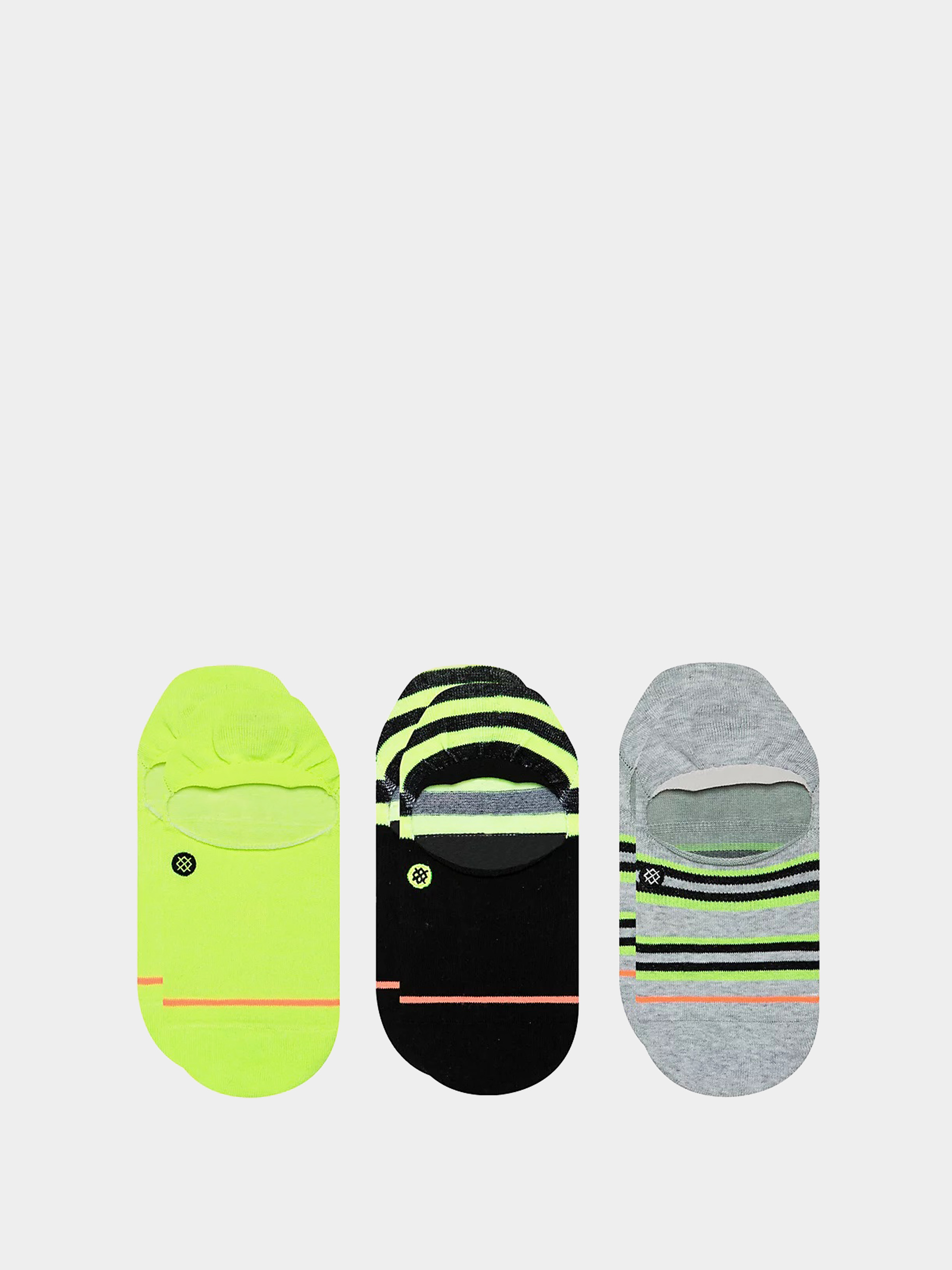 Stance Basic 3 Pack No Show Socks (volt)