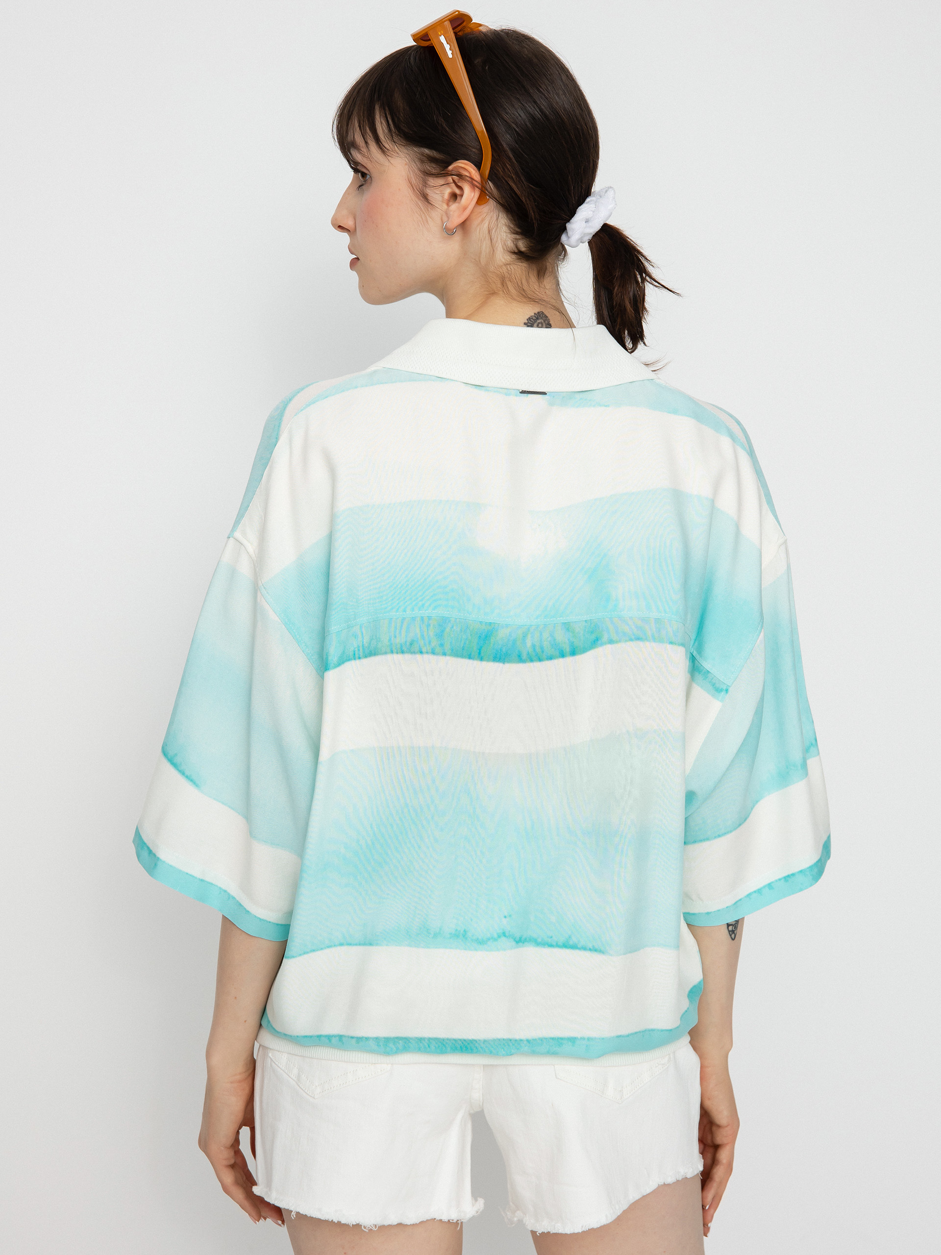 Volcom Stay Stripes Shirt Wmn (pale aqua)
