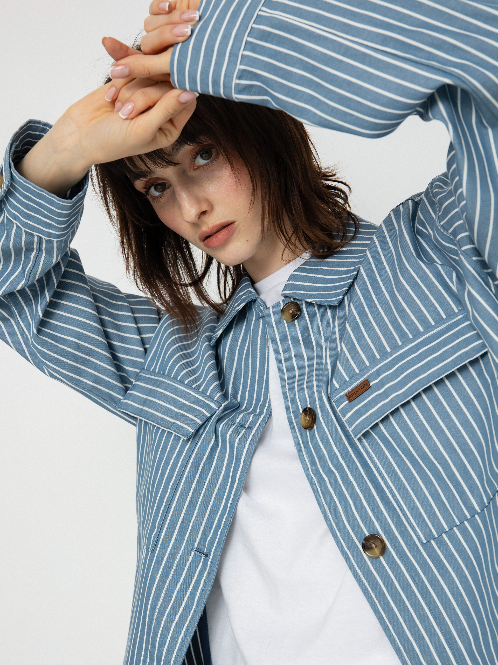 Brixton Stark Trucker Jacke Wmn (blue heaven)