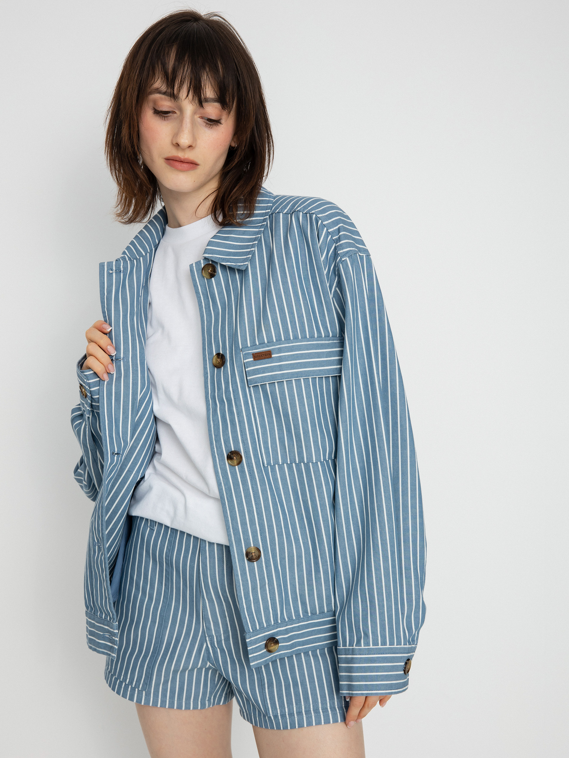 Brixton Stark Trucker Jacke Wmn (blue heaven)