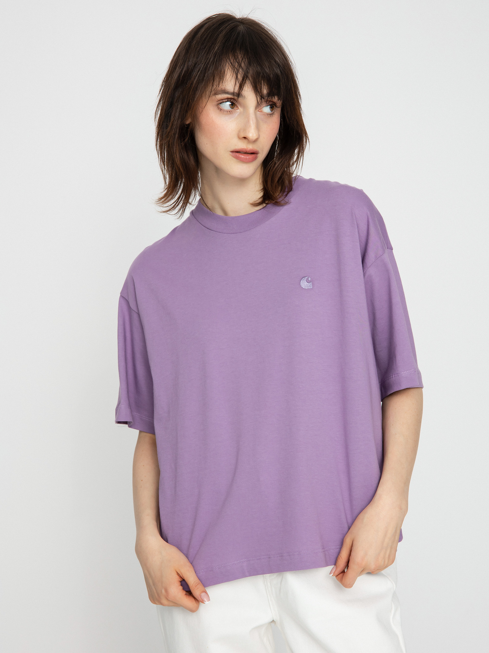 G-STAR RAW Deep V Indigo Henley Slim LS Wmn Women's T-Shirt, Blue