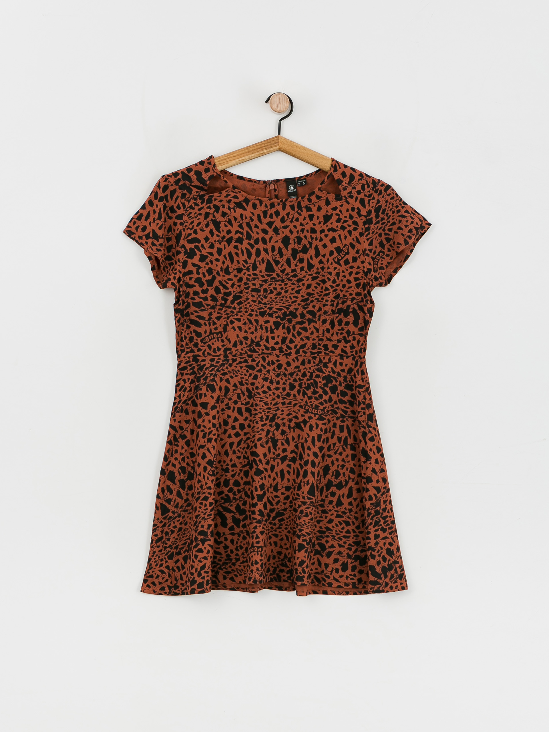 Volcom Dino Tea Dress Wmn (dark clay)