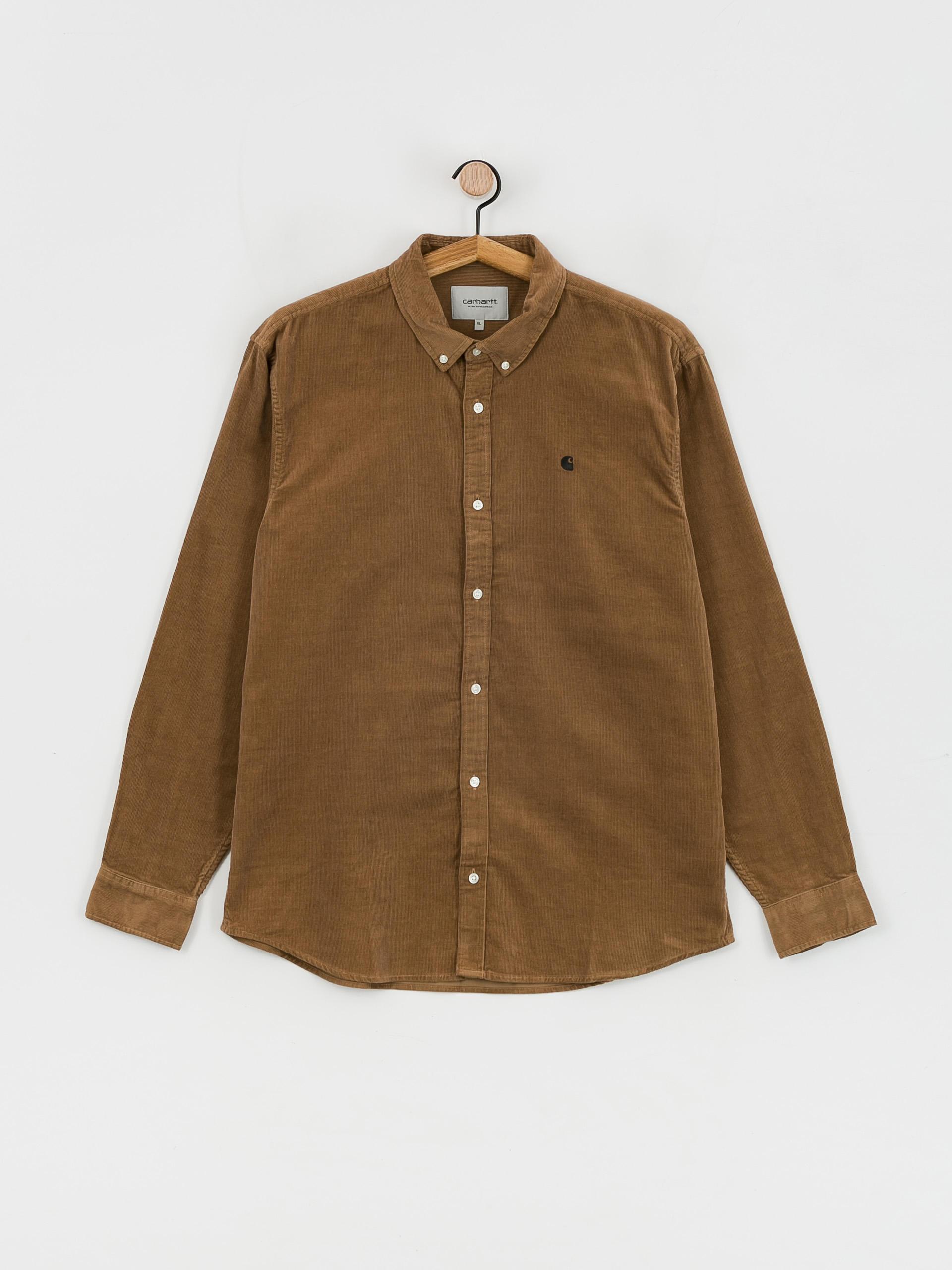 Carhartt WIP Madison Fine Cord Shirt (buffalo/black)