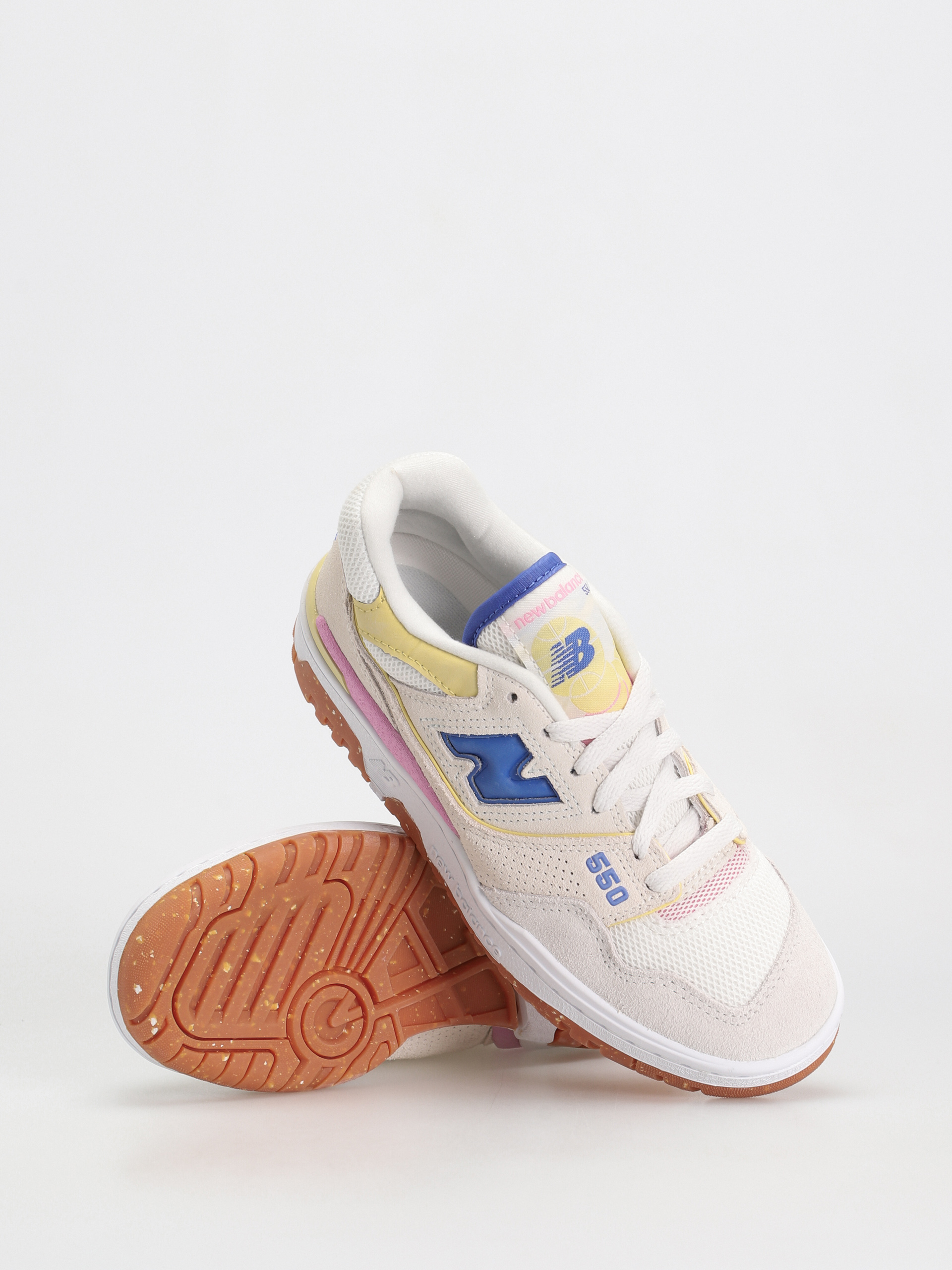 New Balance 550 Shoes Wmn white, blue, yellow, beige, multicolor