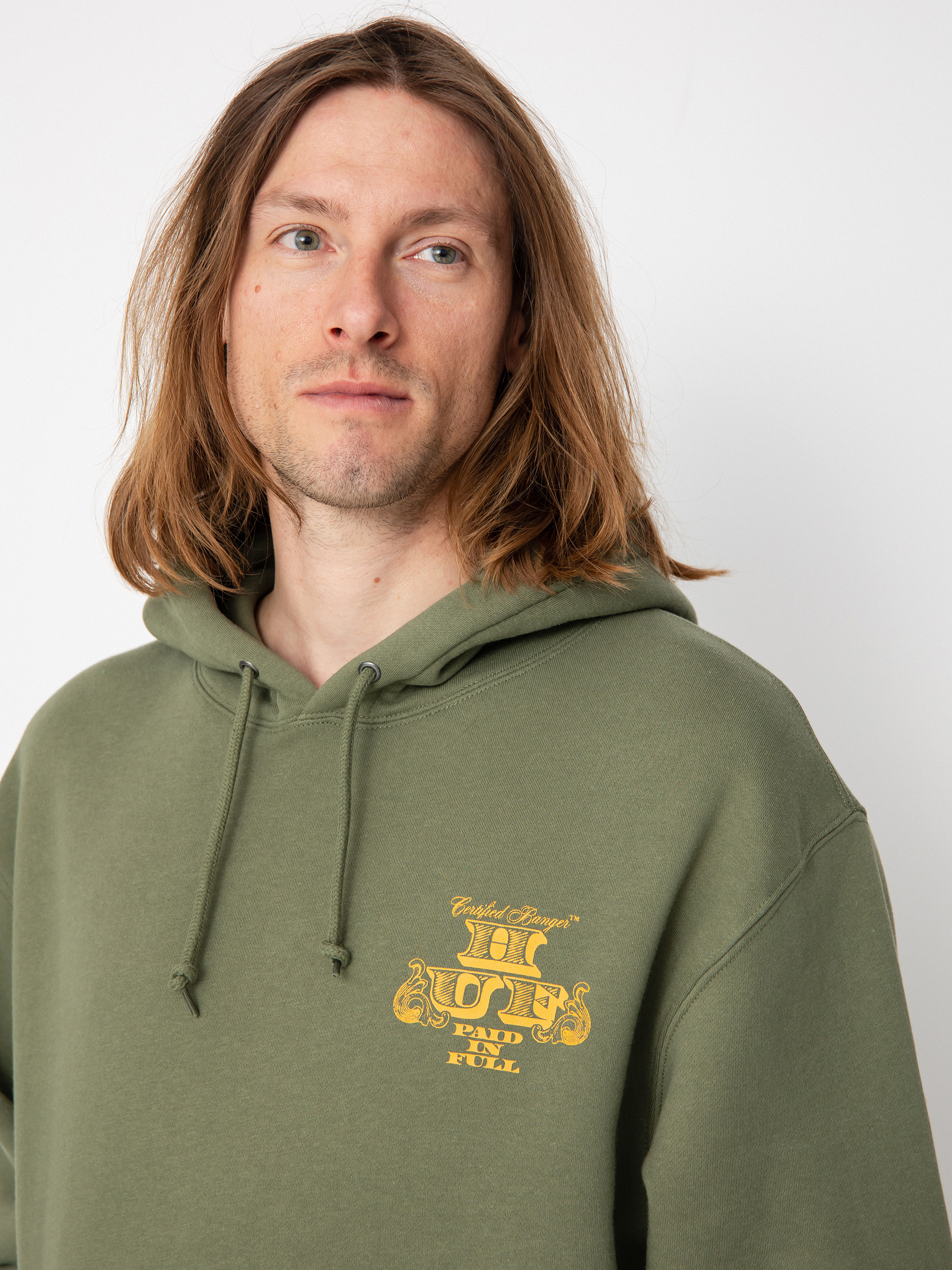 HUF Paid In Full HD Hoodie - green (olive)