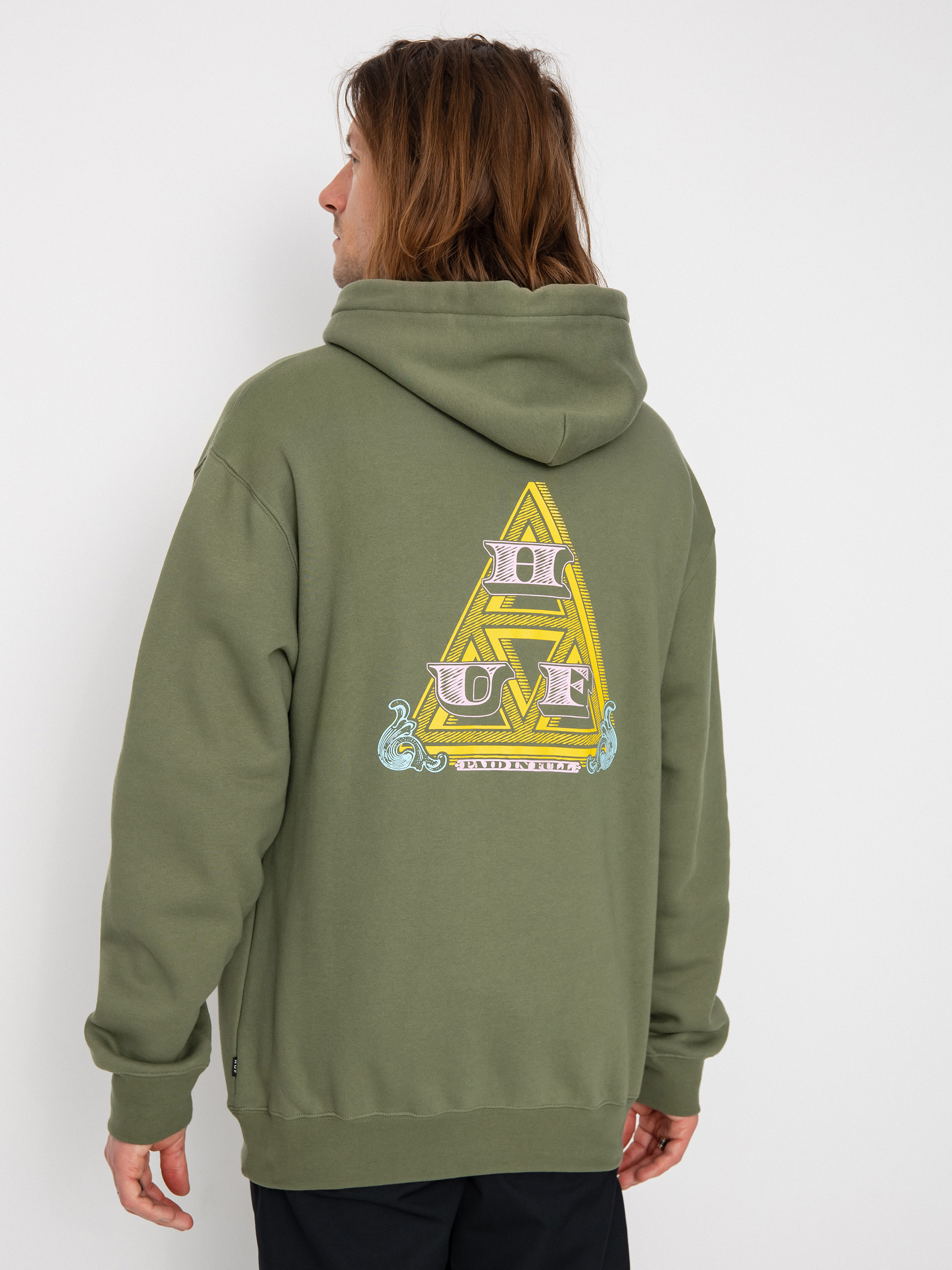 HUF Paid In Full HD Hoodie (olive)