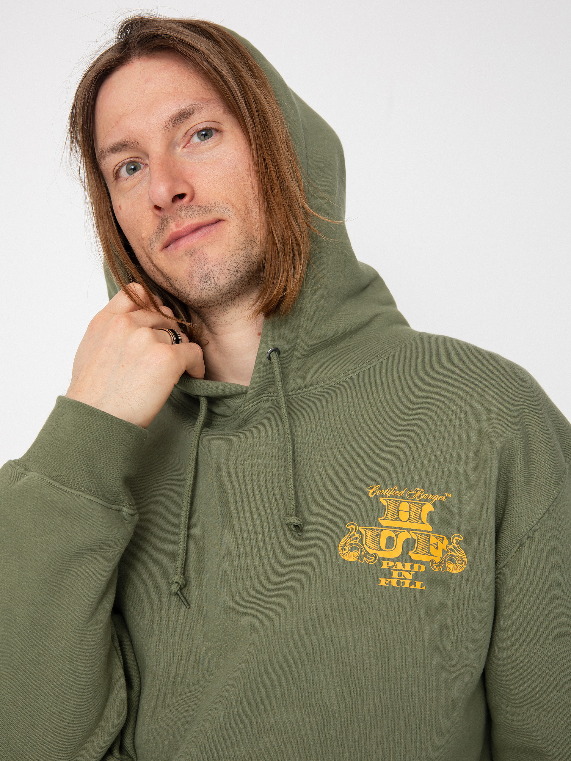 HUF Paid In Full HD Hoodie (olive)