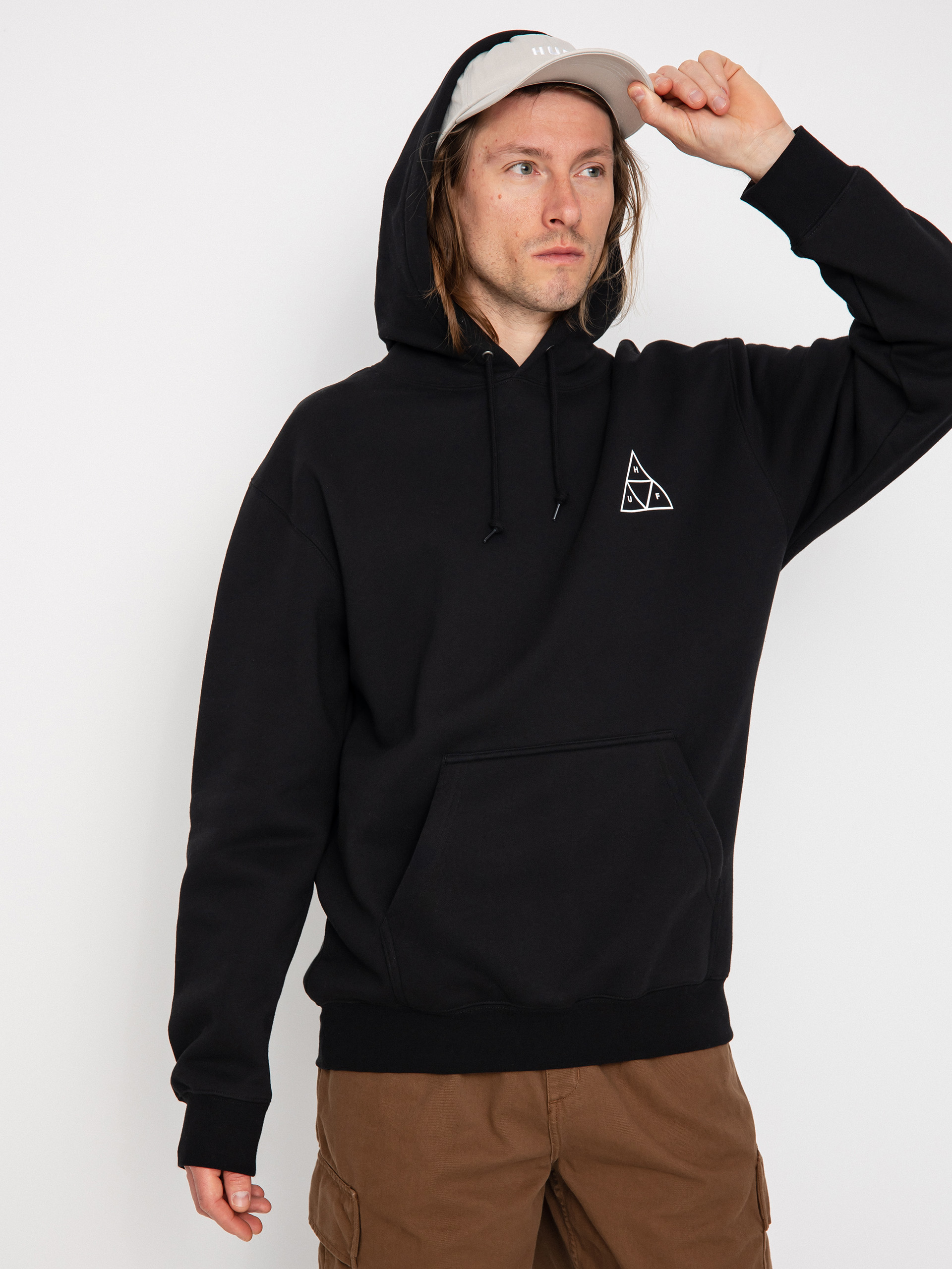 HUF Triple Triangle HD Hoodie (black)