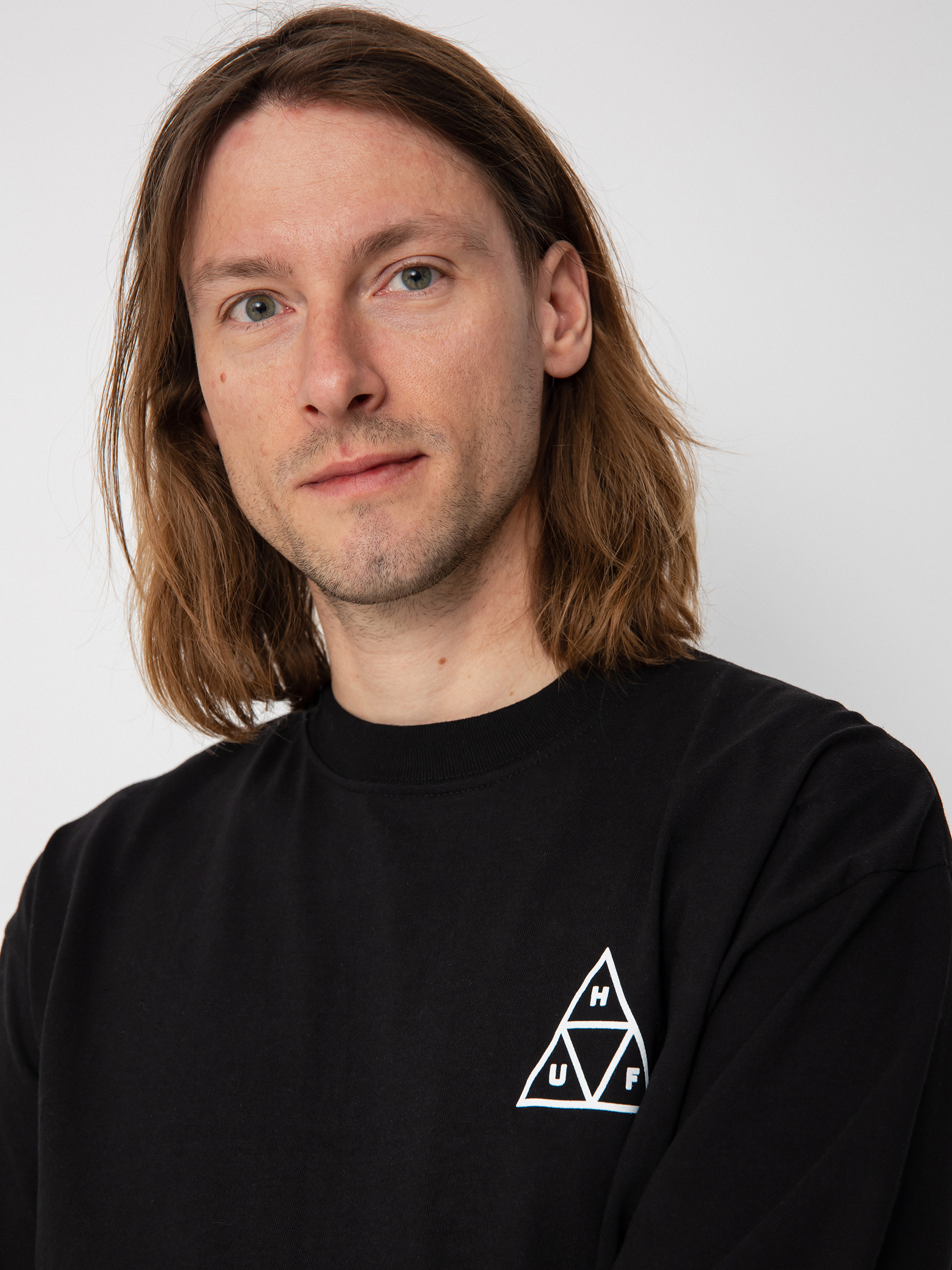 HUF Triple Triangle Longsleeve (black)