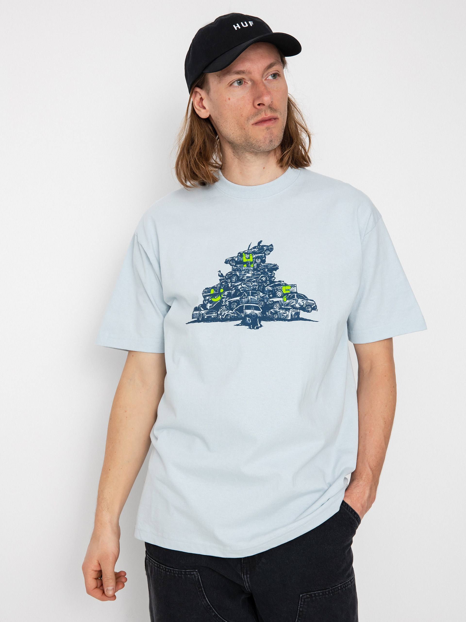 HUF Junkyard T-shirt (sky)