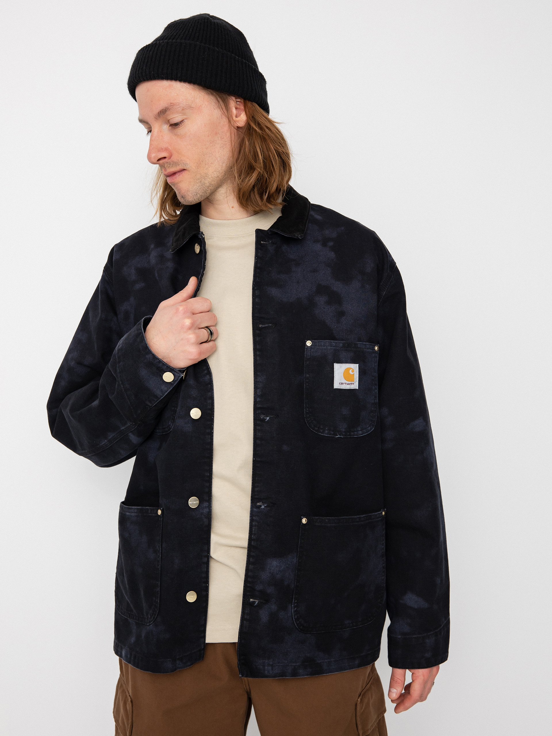 Carhartt WIP OG Chore Chromo Jacke (black chromo/black)