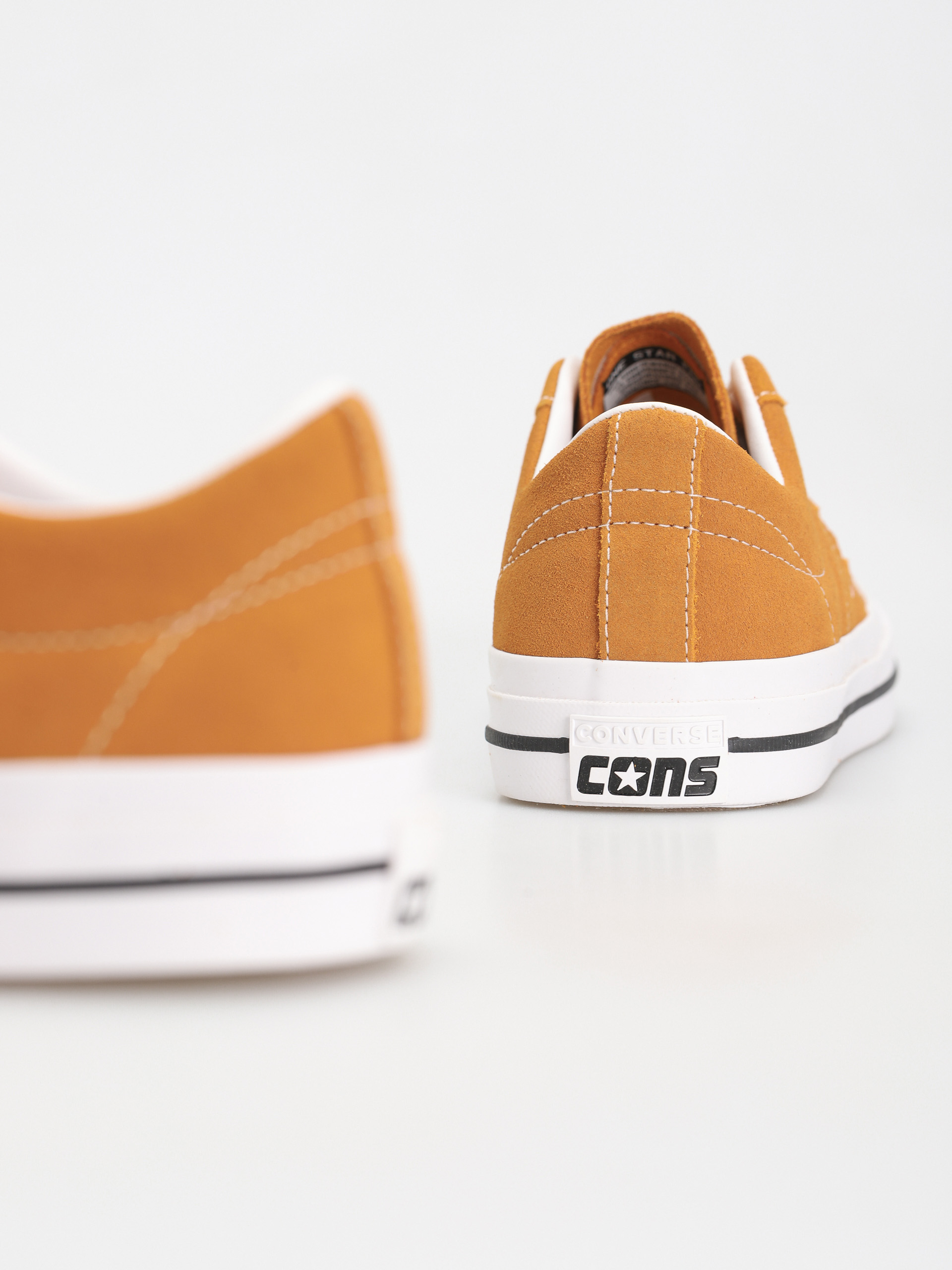 Converse One Star Pro OX Shoes (golden sundial/white)