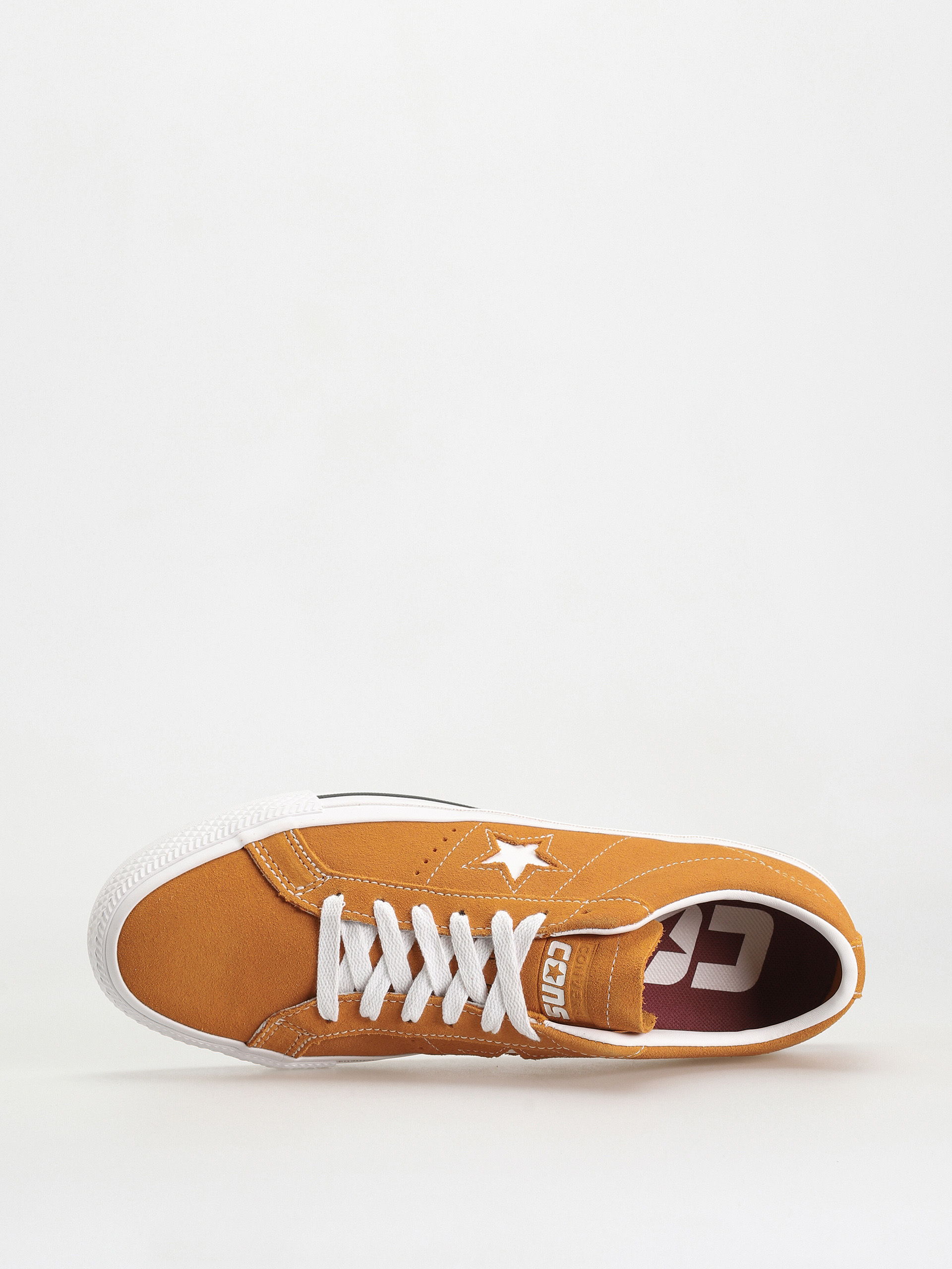 Converse One Star Pro OX Shoes (golden sundial/white)