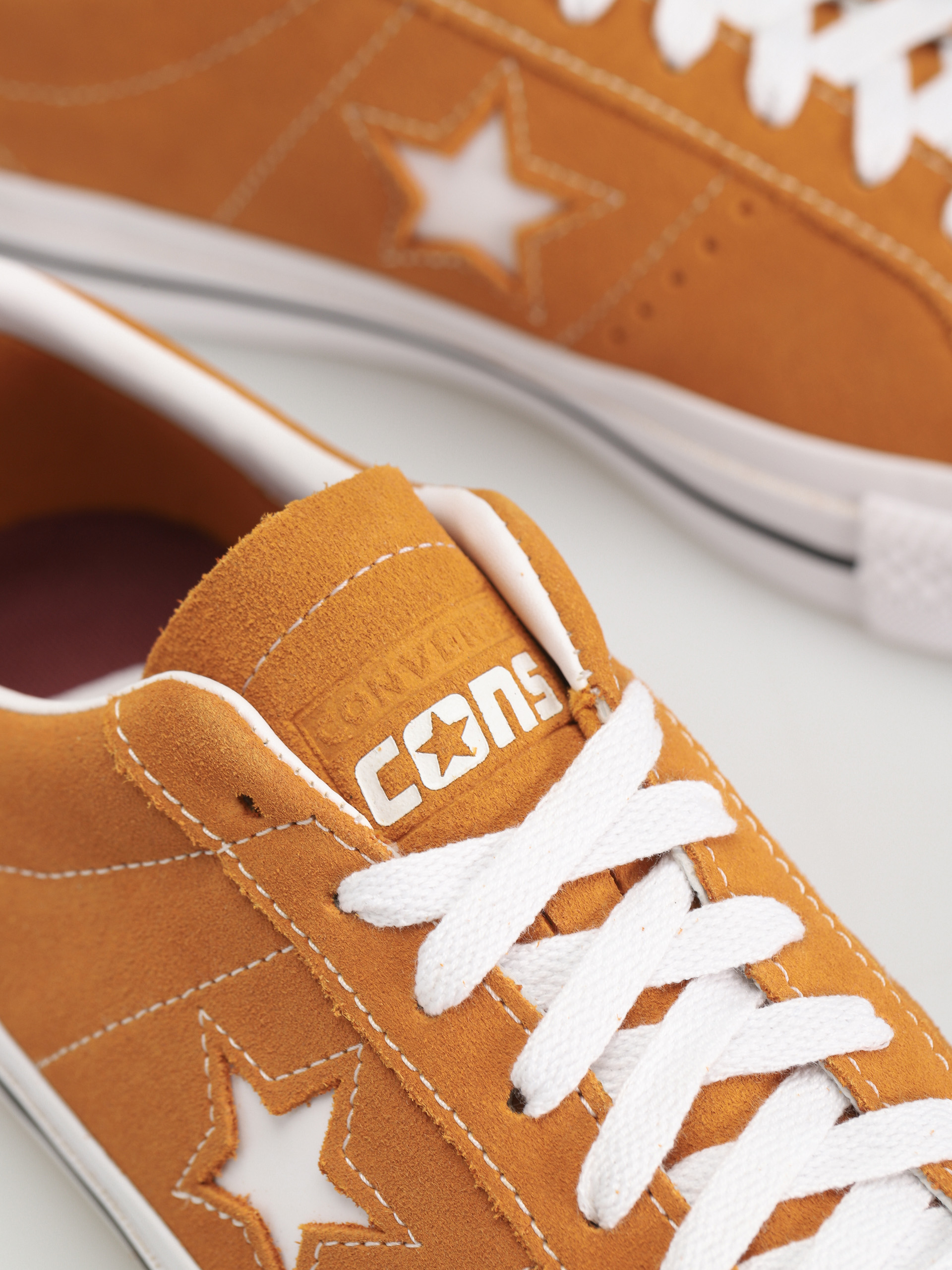 Converse One Star Pro OX Shoes (golden sundial/white)
