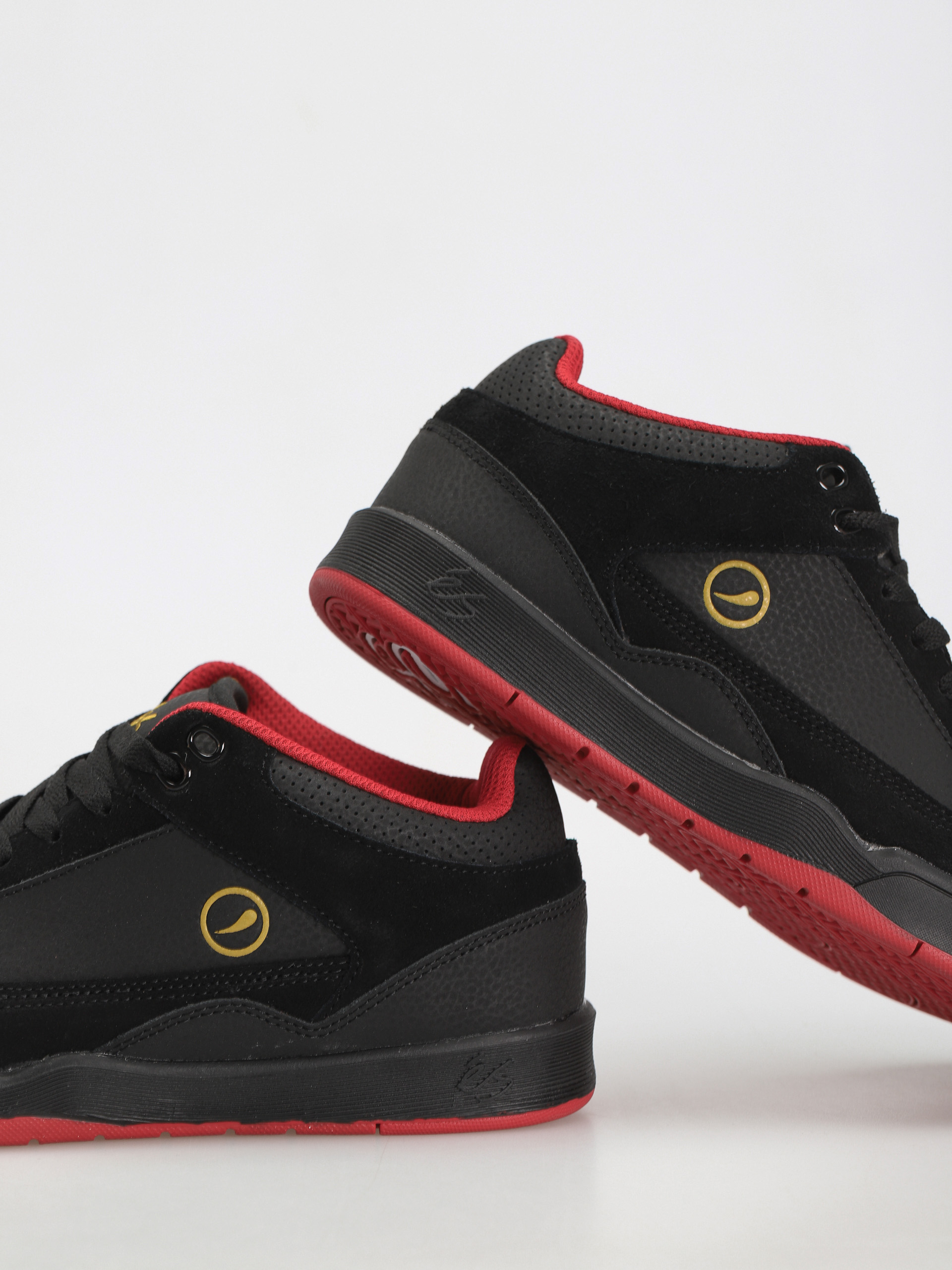 eS Stylus Mid Schuhe (black/red)