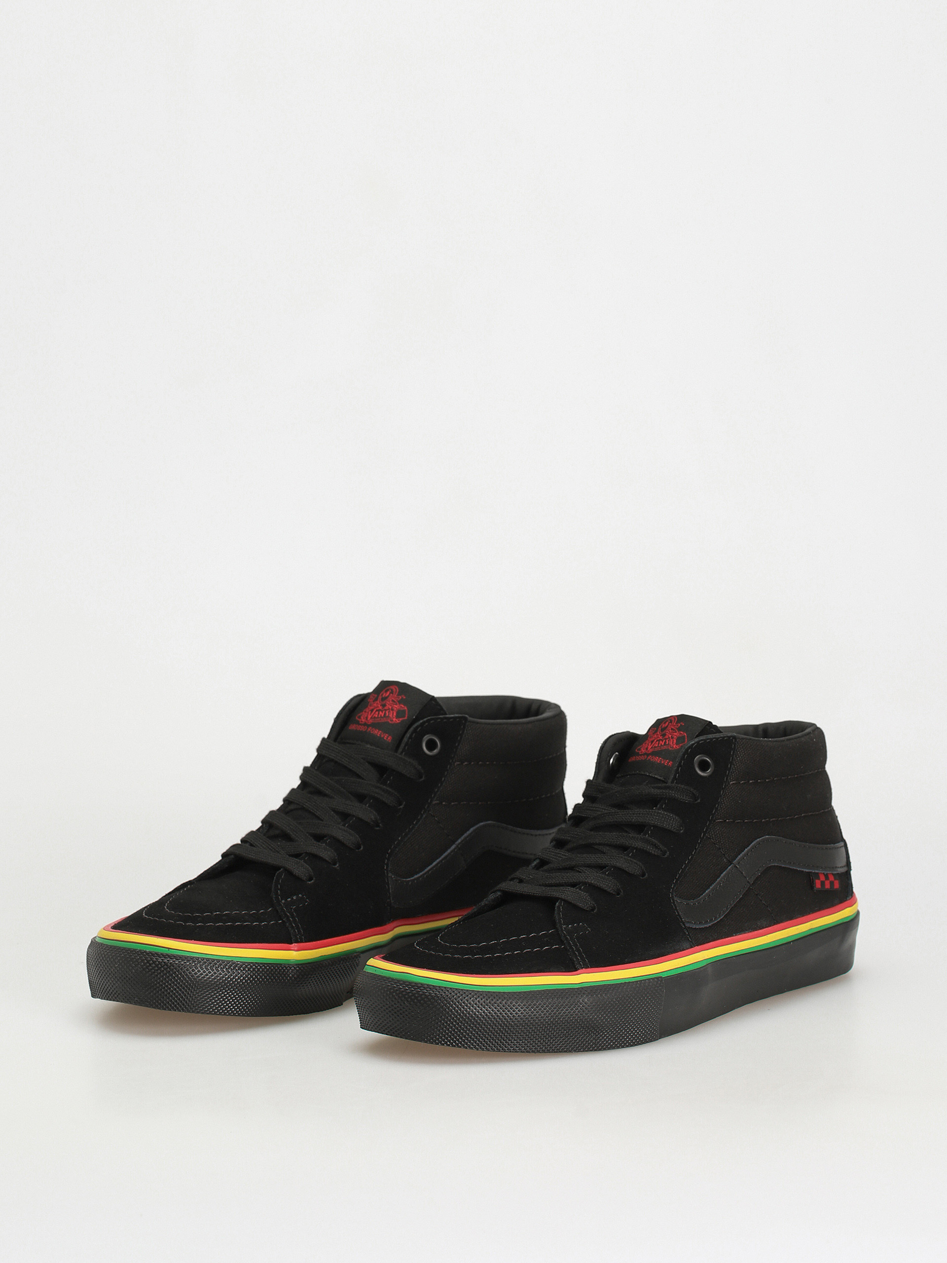 Vans Skate Grosso Mid Shoes (rasta black)