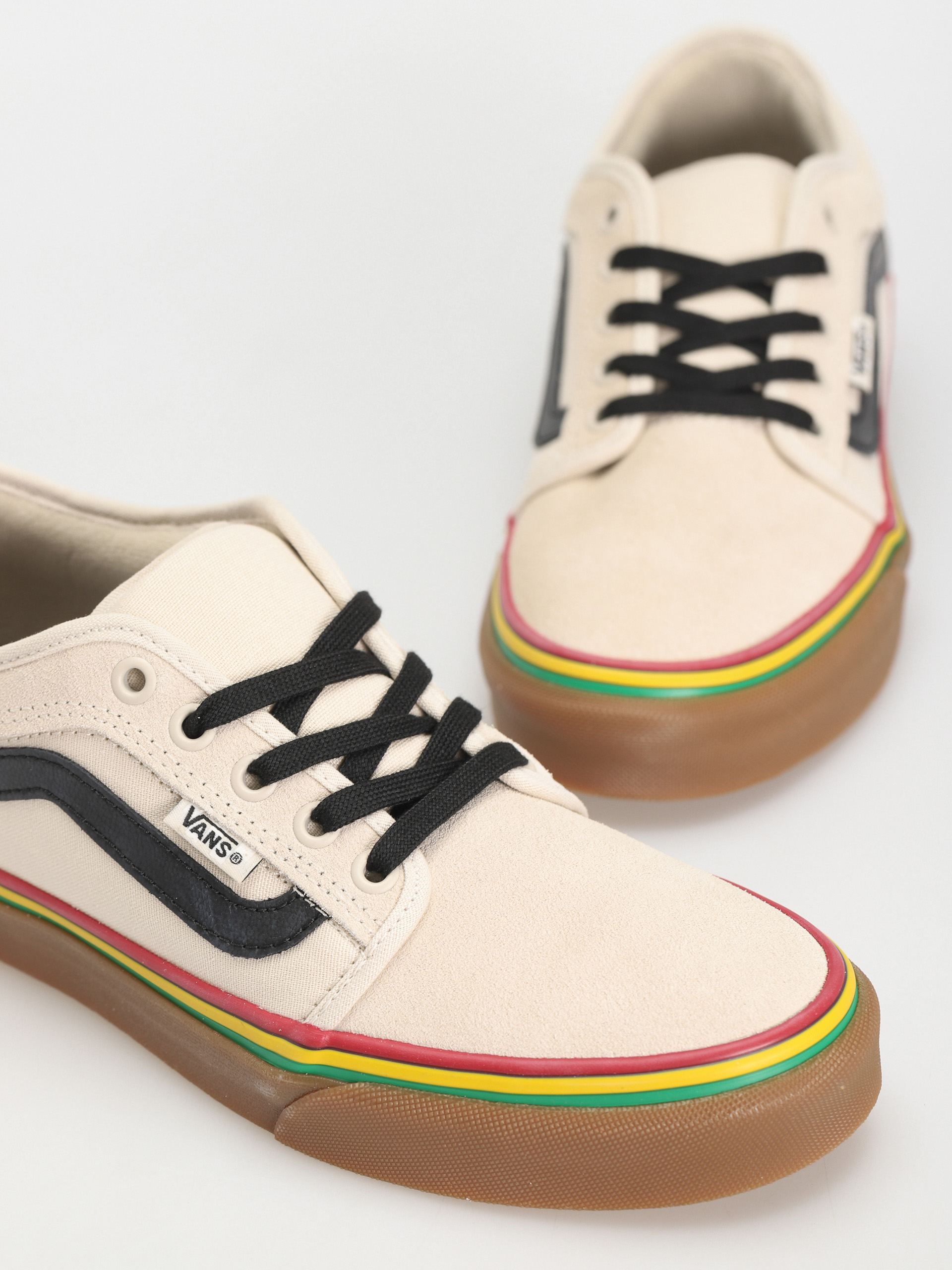 Vans Chukka Low Sidestripe Shoes (rasta turtledove)