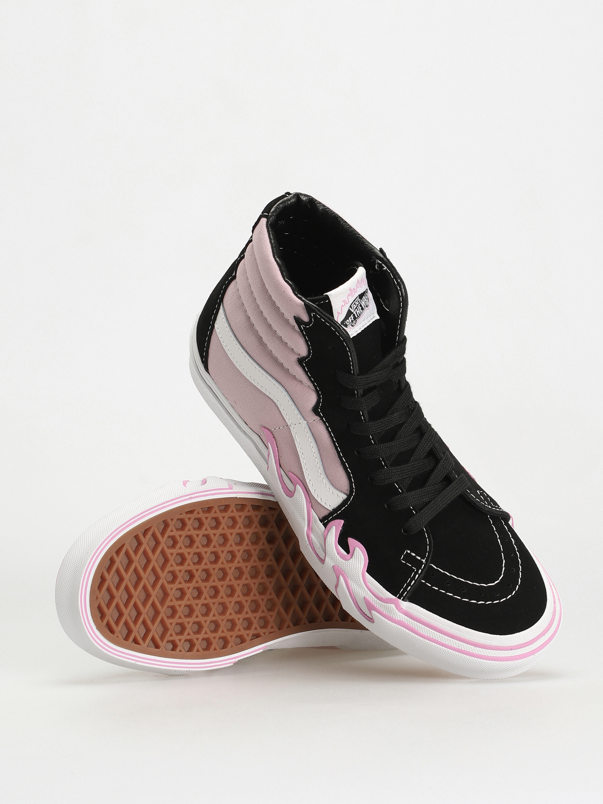 Vans Sk8 Hi Flame Shoes Wmn (lilac)