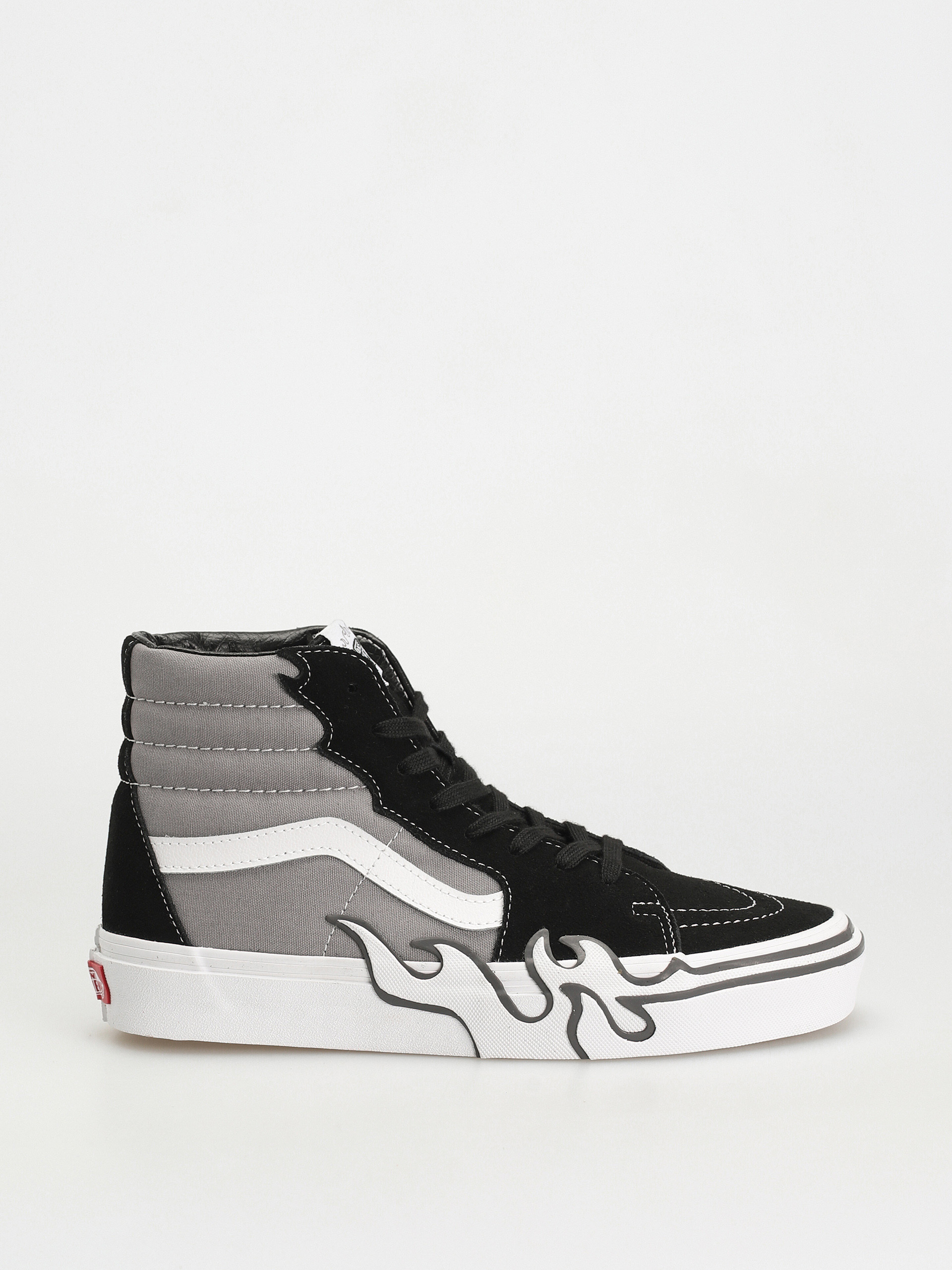 Vans Sk8 Hi Flame Shoes (gray)