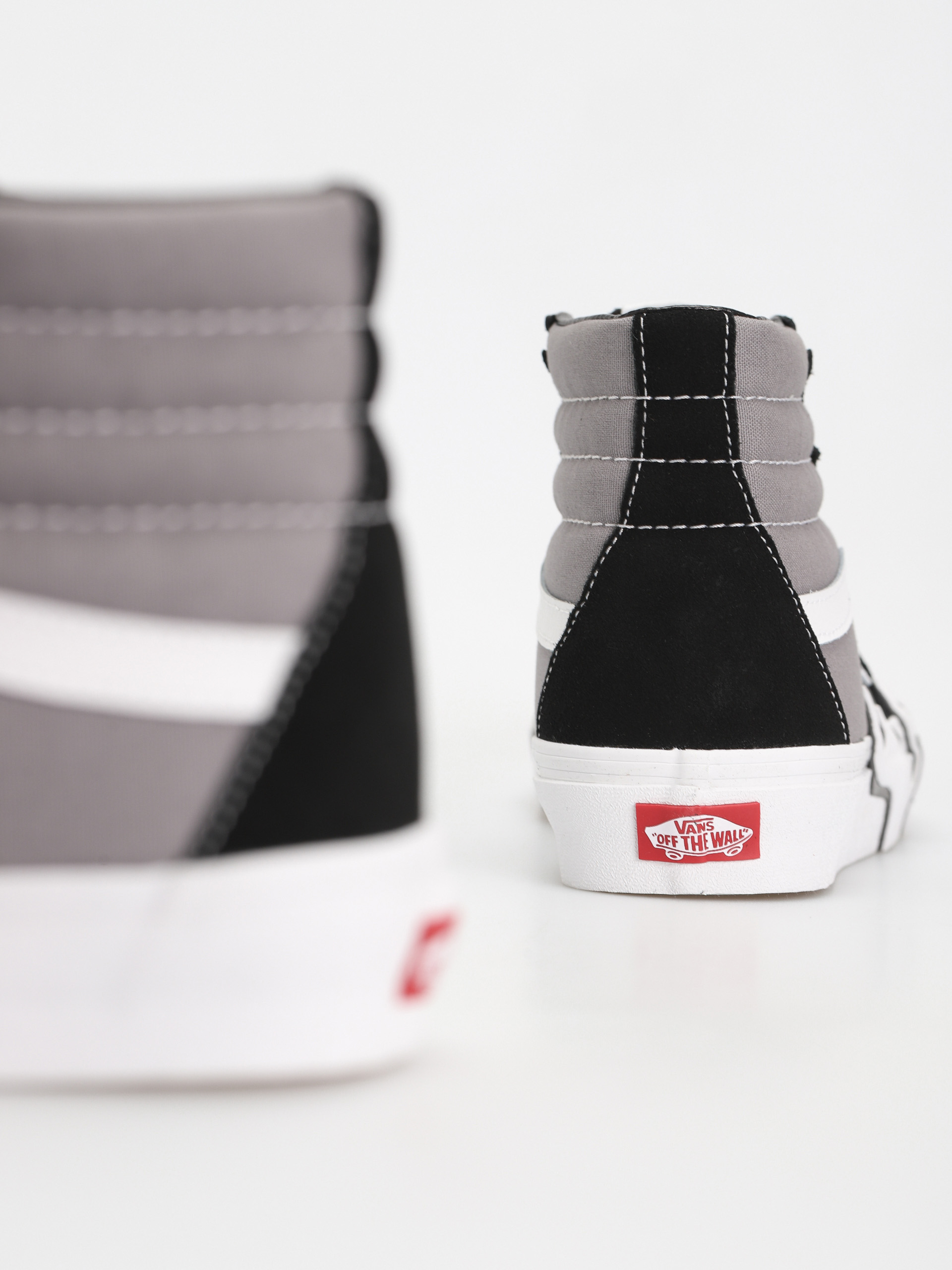 Vans Sk8 Hi Flame Shoes (gray)