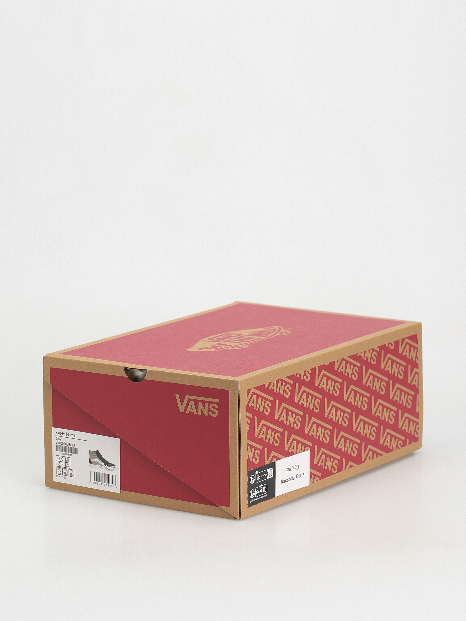 Vans Sk8 Hi Flame Shoes (gray)