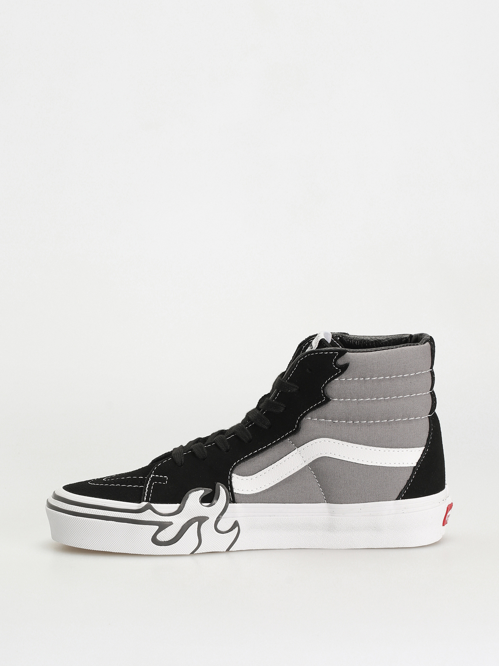 Vans Sk8 Hi Flame Shoes (gray)