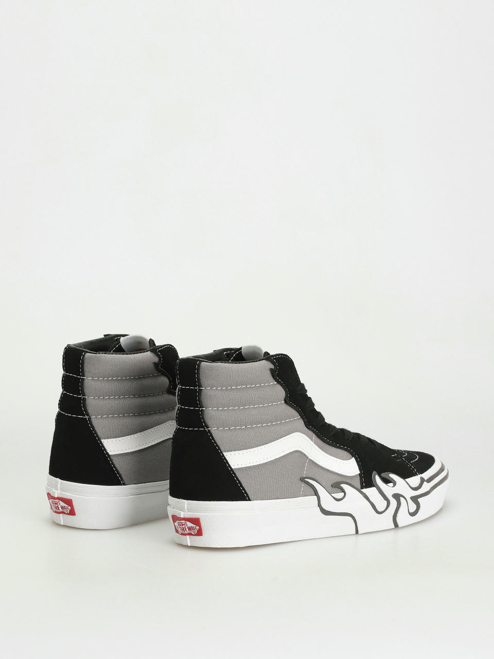 Druipend mini Willen Vans Sk8 Hi Flame Shoes (gray)