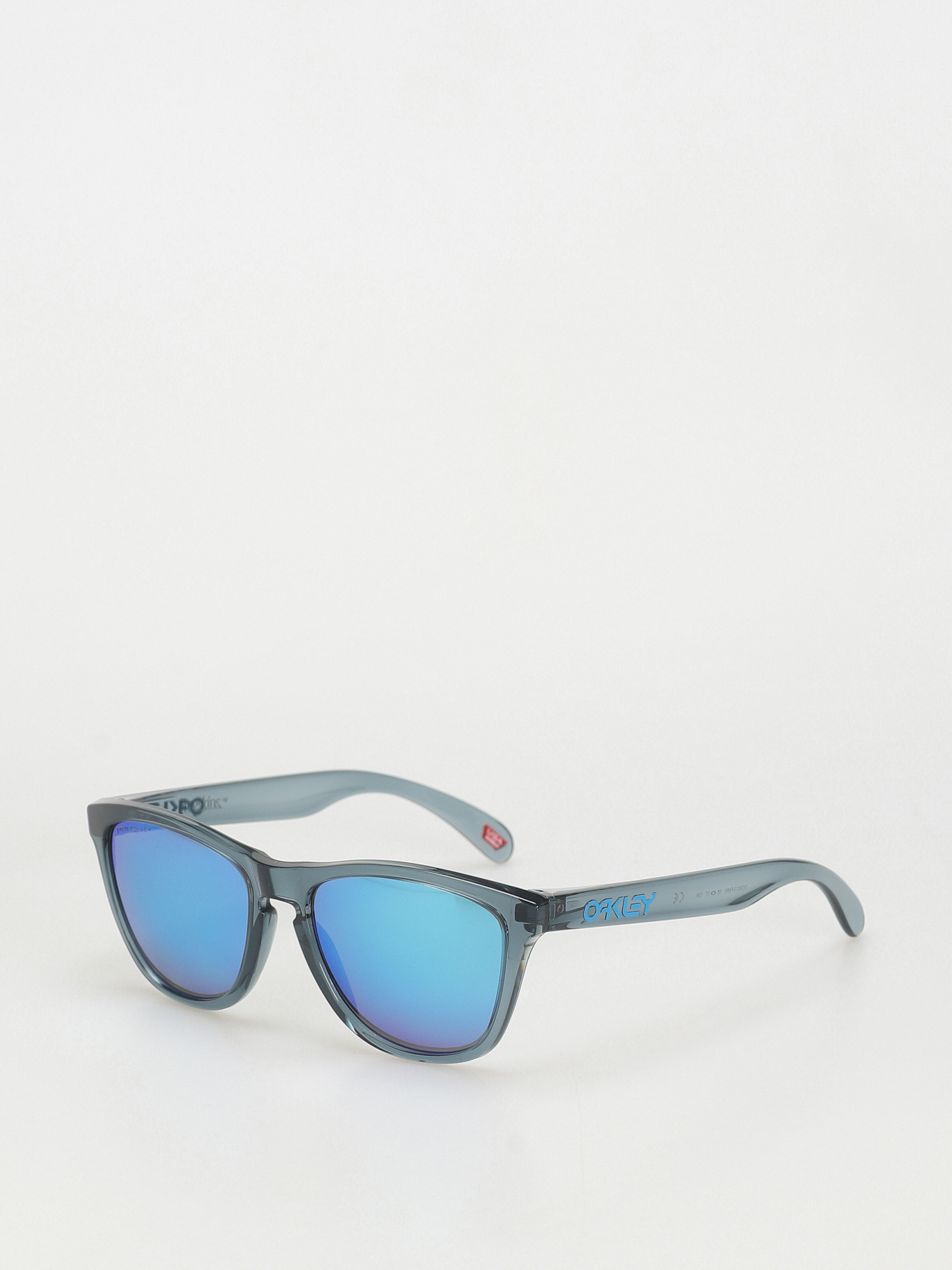 Oakley Frogskins Sonnenbrille (crystal black/prizm sapphr irid polar)