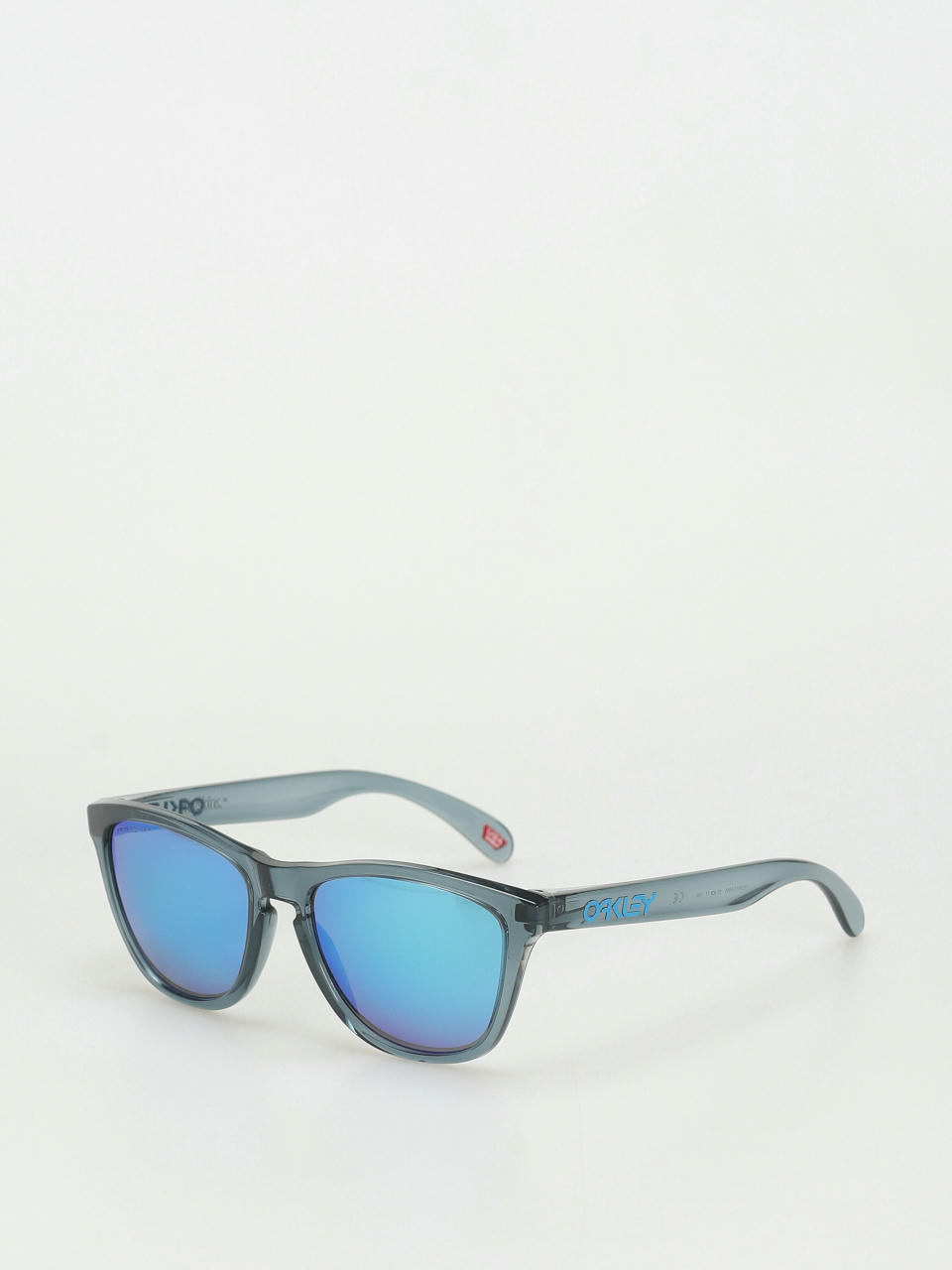 Oakley Frogskins Sunglasses (crystal black/prizm sapphr irid polar)