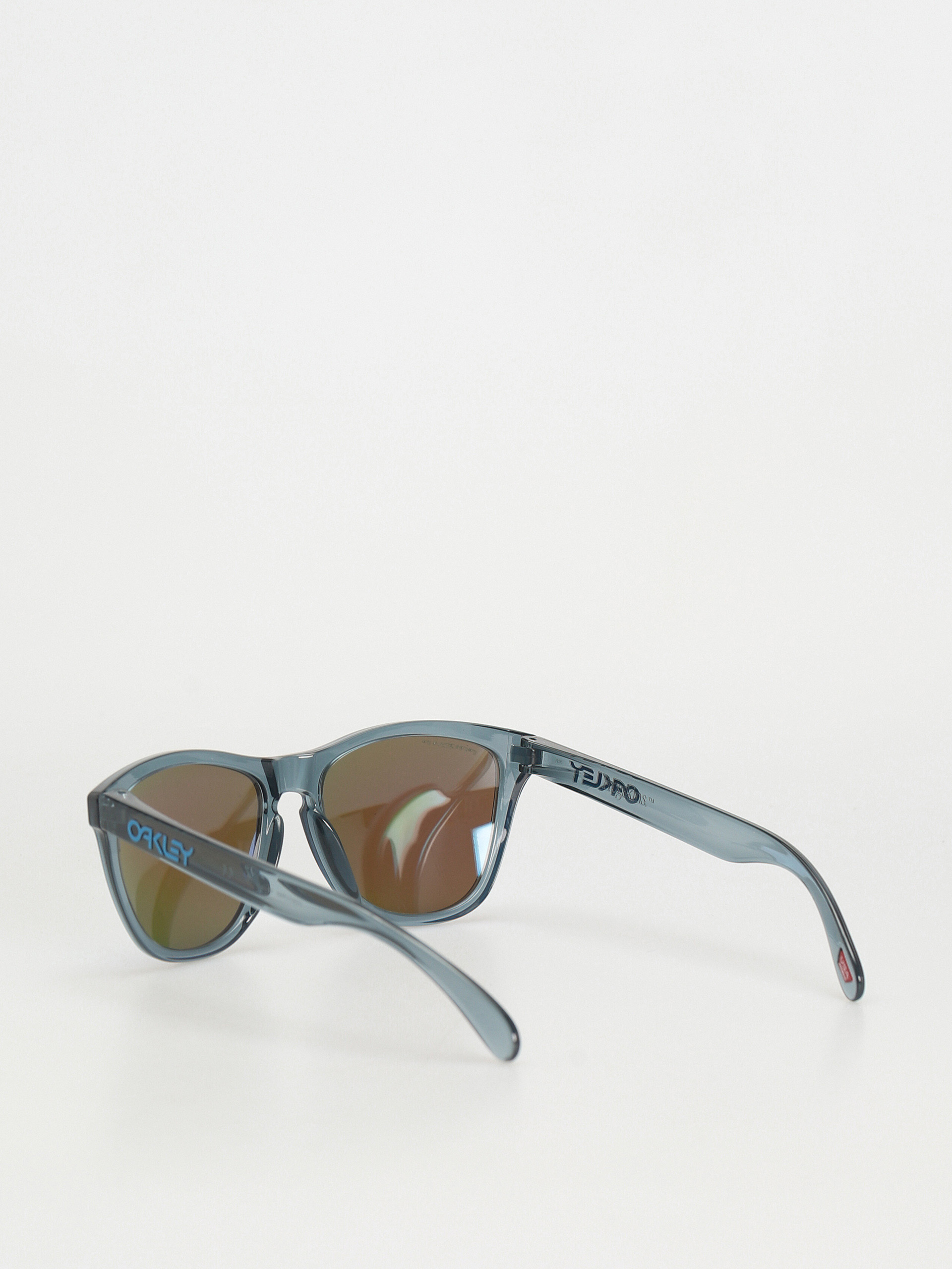 Oakley Frogskins Sonnenbrille (crystal black/prizm sapphr irid polar)