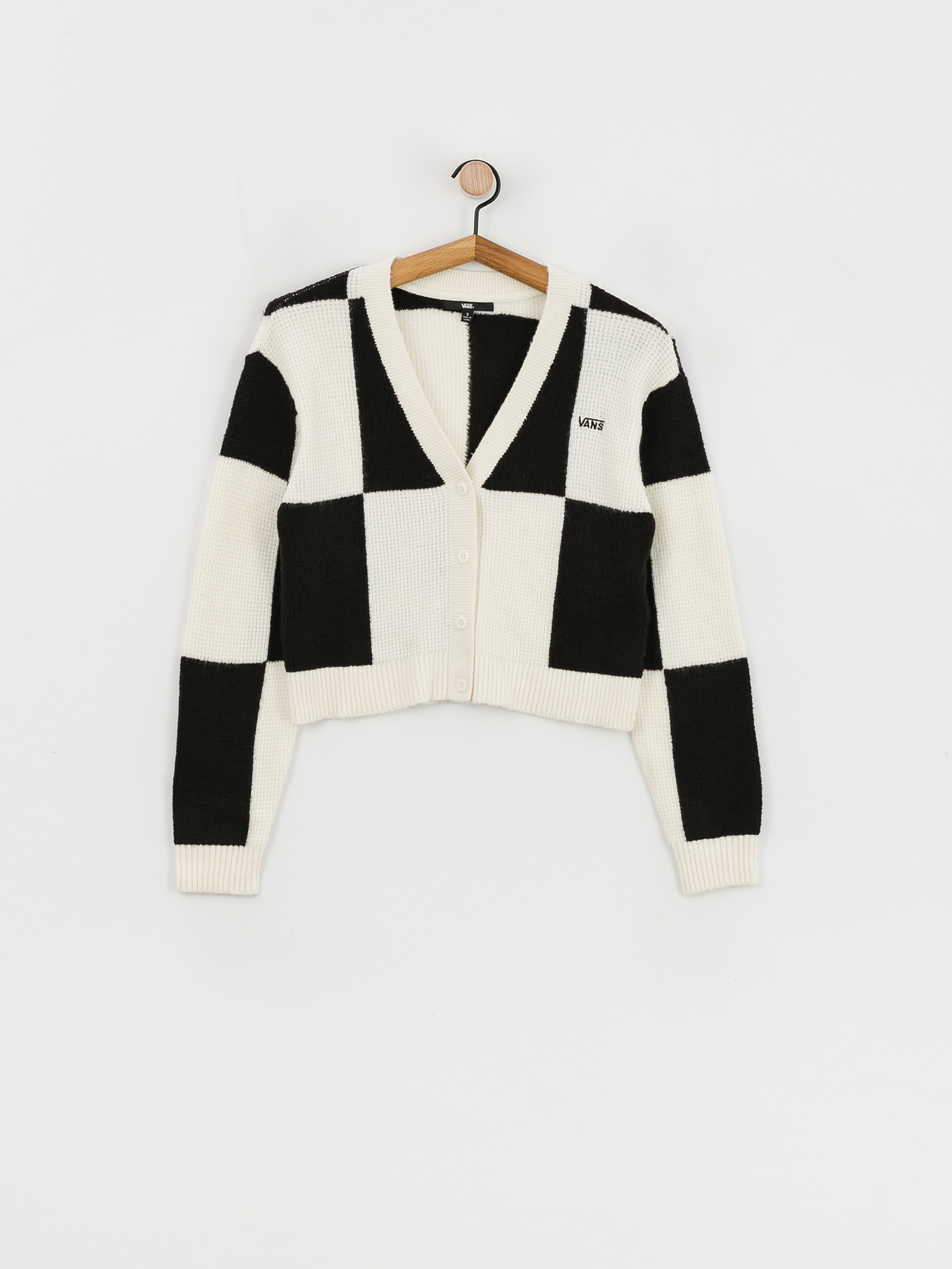 Vans Waffle Knit Relax Cardigan Sweater Wmn (marshmallow)