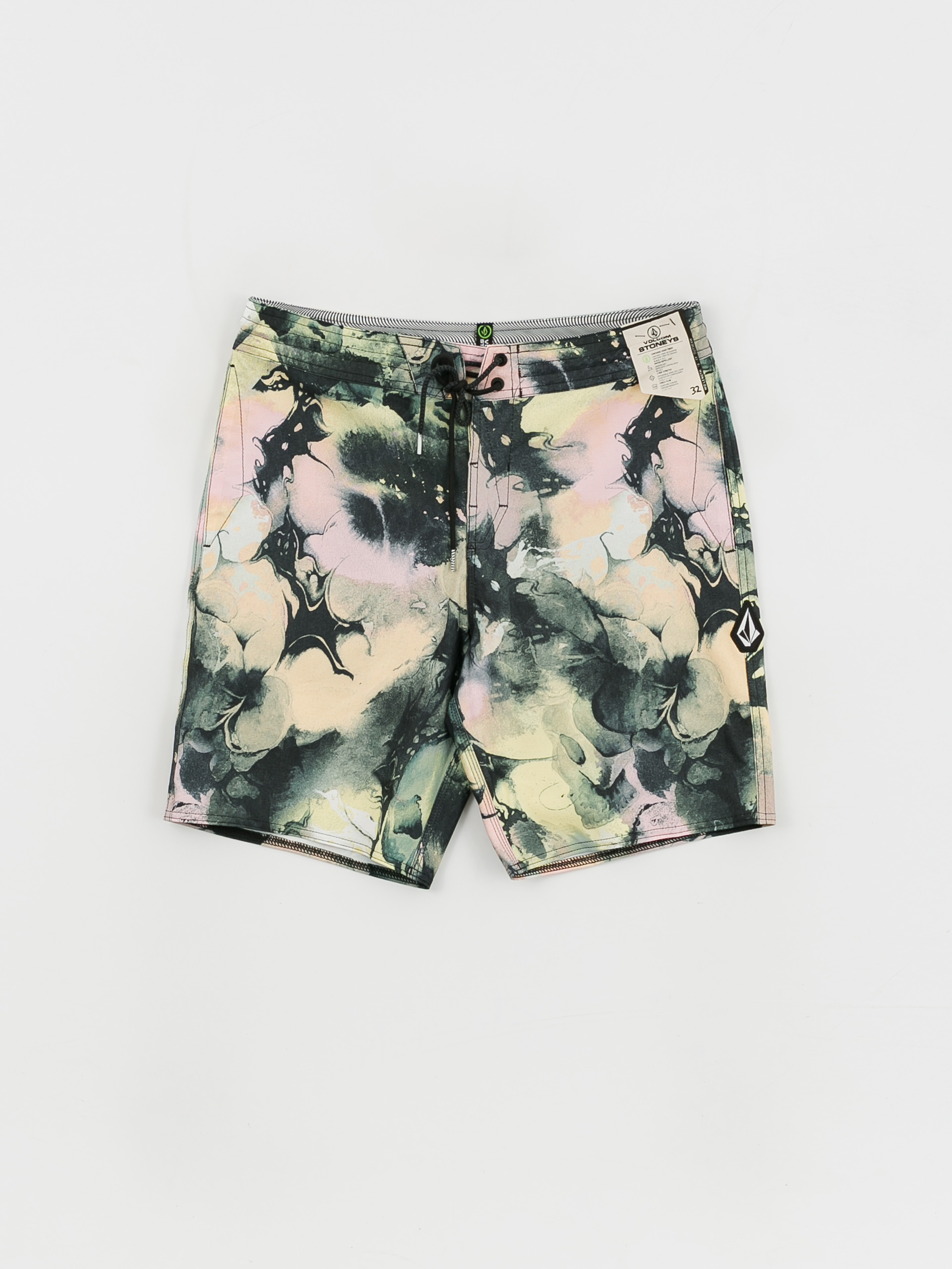 Volcom Skulli Wash Stoney 19 Boardshorts (dawn yellow)