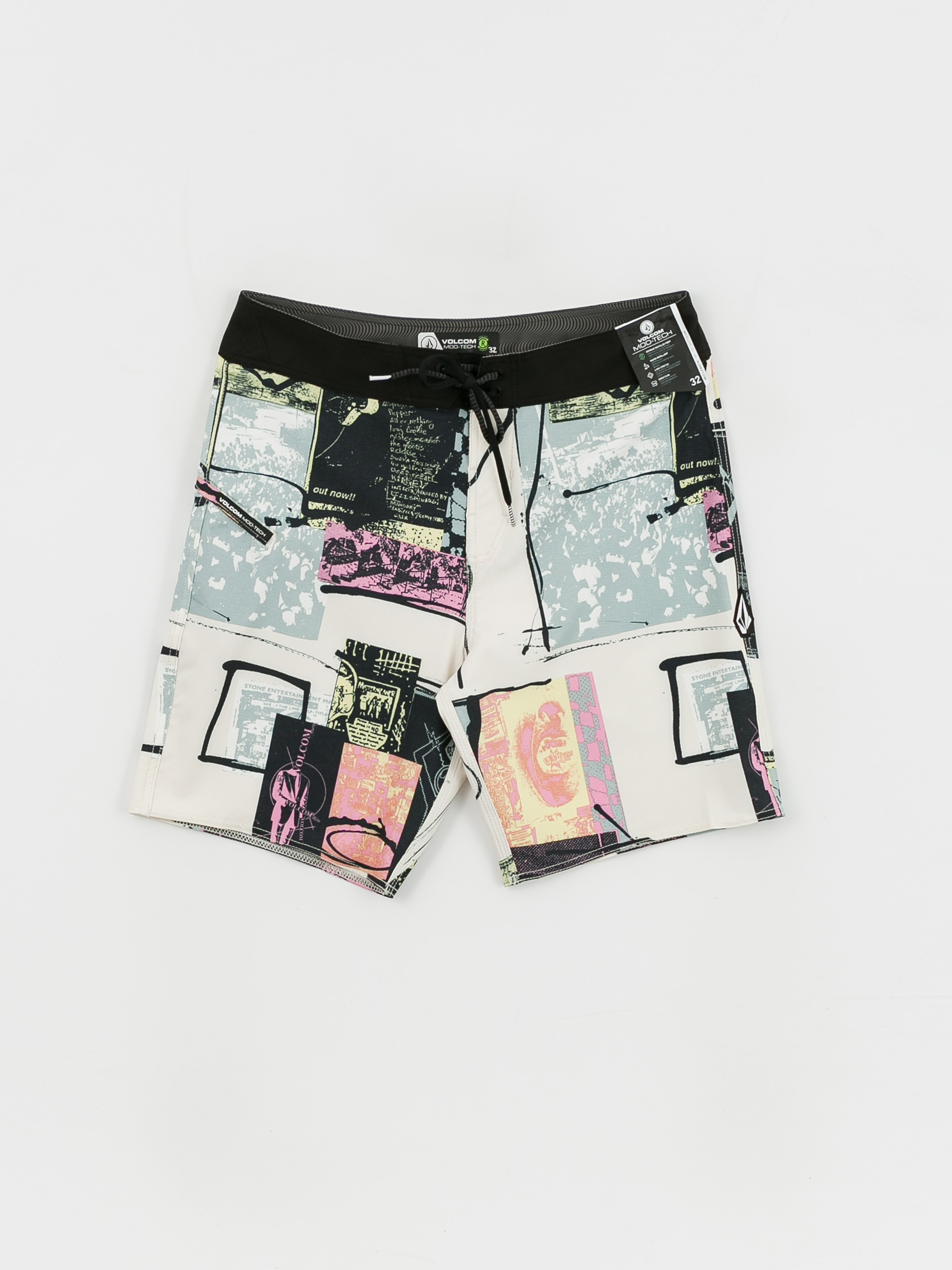Volcom V Ent Flyer Mod 19 Boardshorts (whitecap grey)