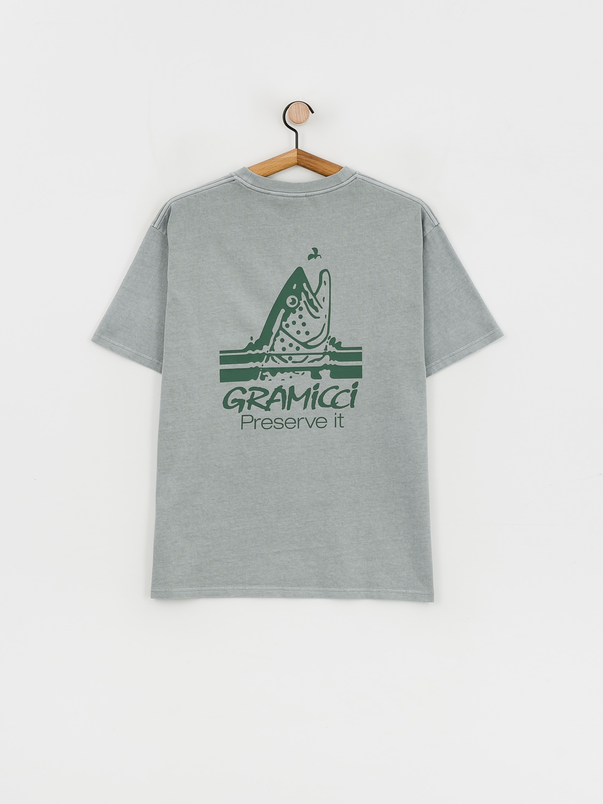 Gramicci Trout T-shirt (smoky slate pigment)