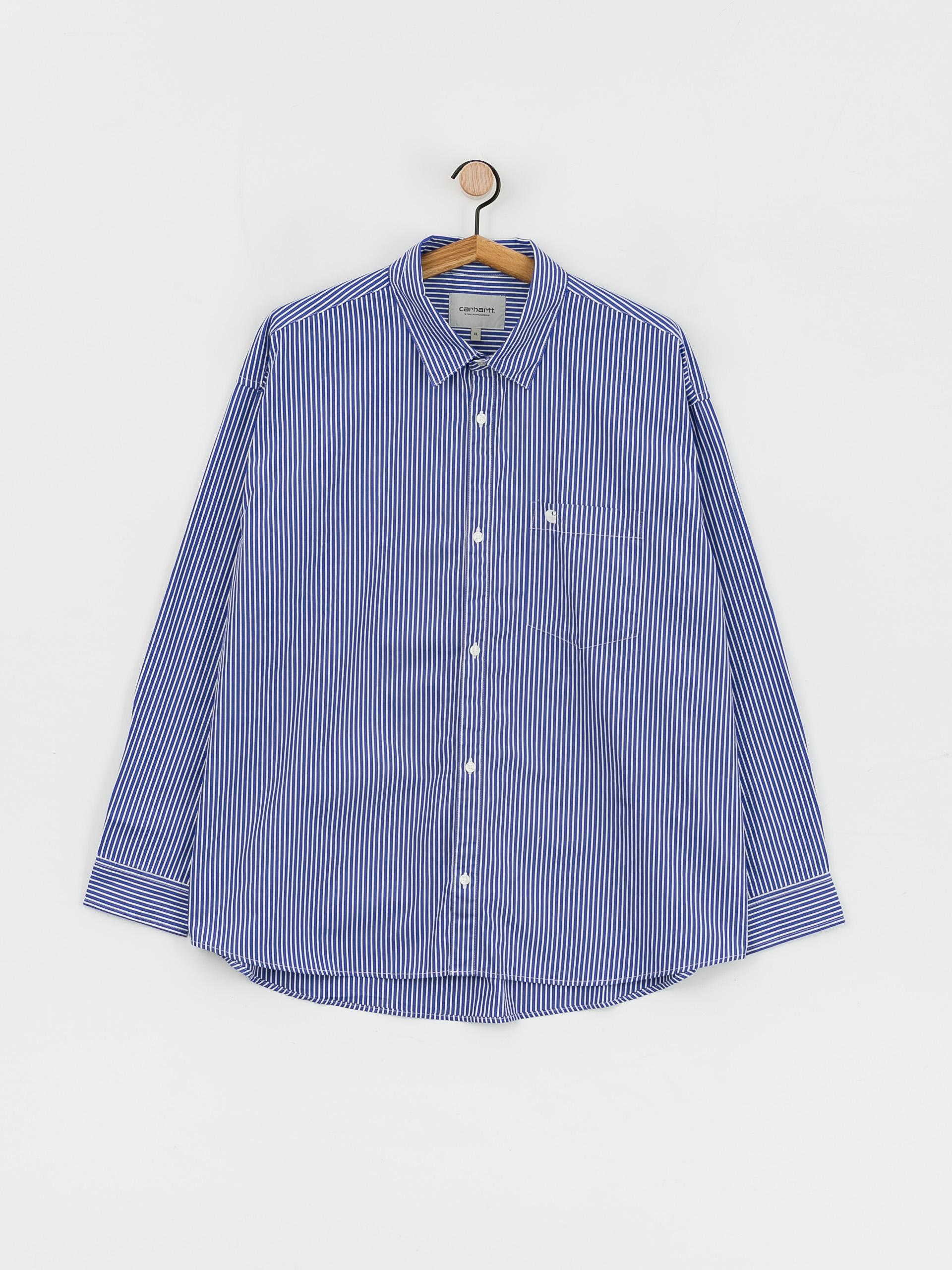 トップス carhartt wip L/S DRAKE SHIRT CARHARTT WIP LS Drake Stripe Shirt - Lazurite | Garmentory
