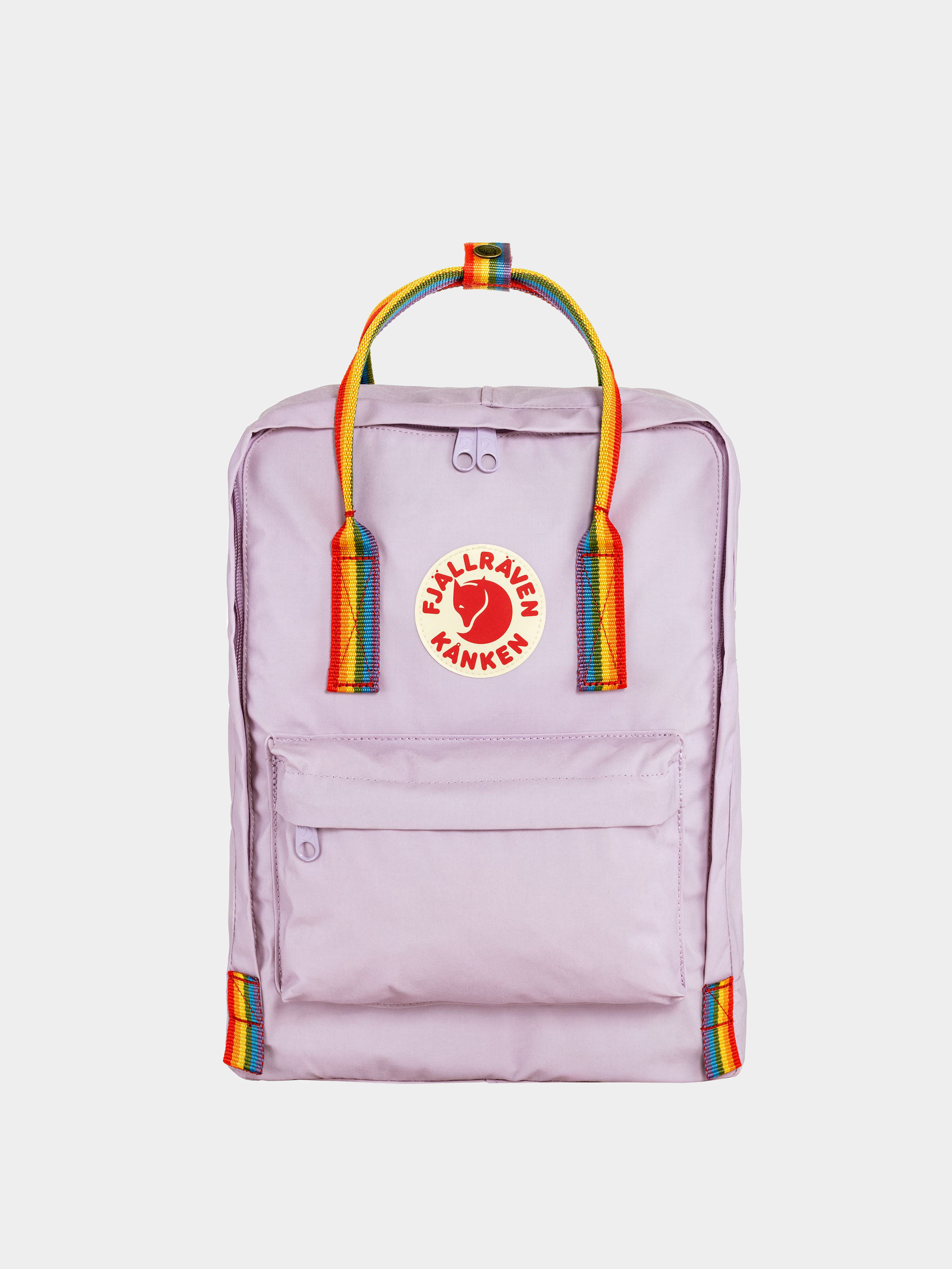 Fjallraven Kanken Rainbow Backpack (pastel lavender-rainbow)