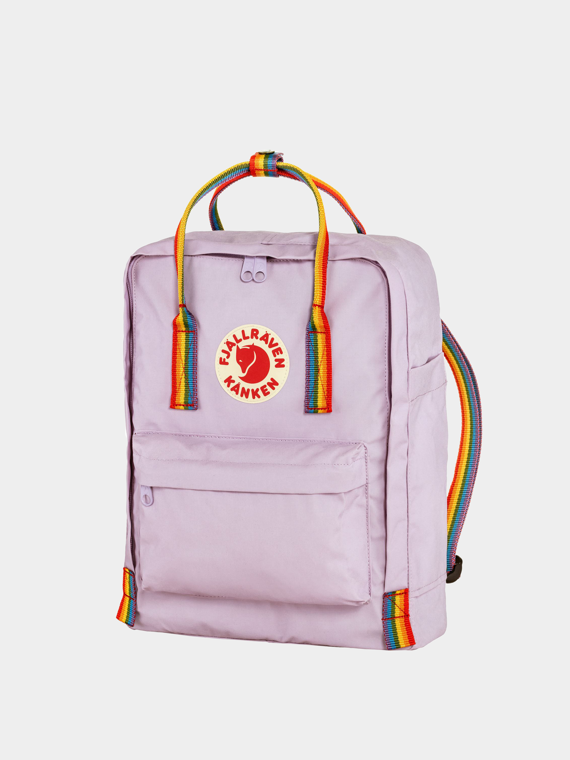 Fjallraven Kanken Rainbow Backpack (pastel lavender-rainbow)