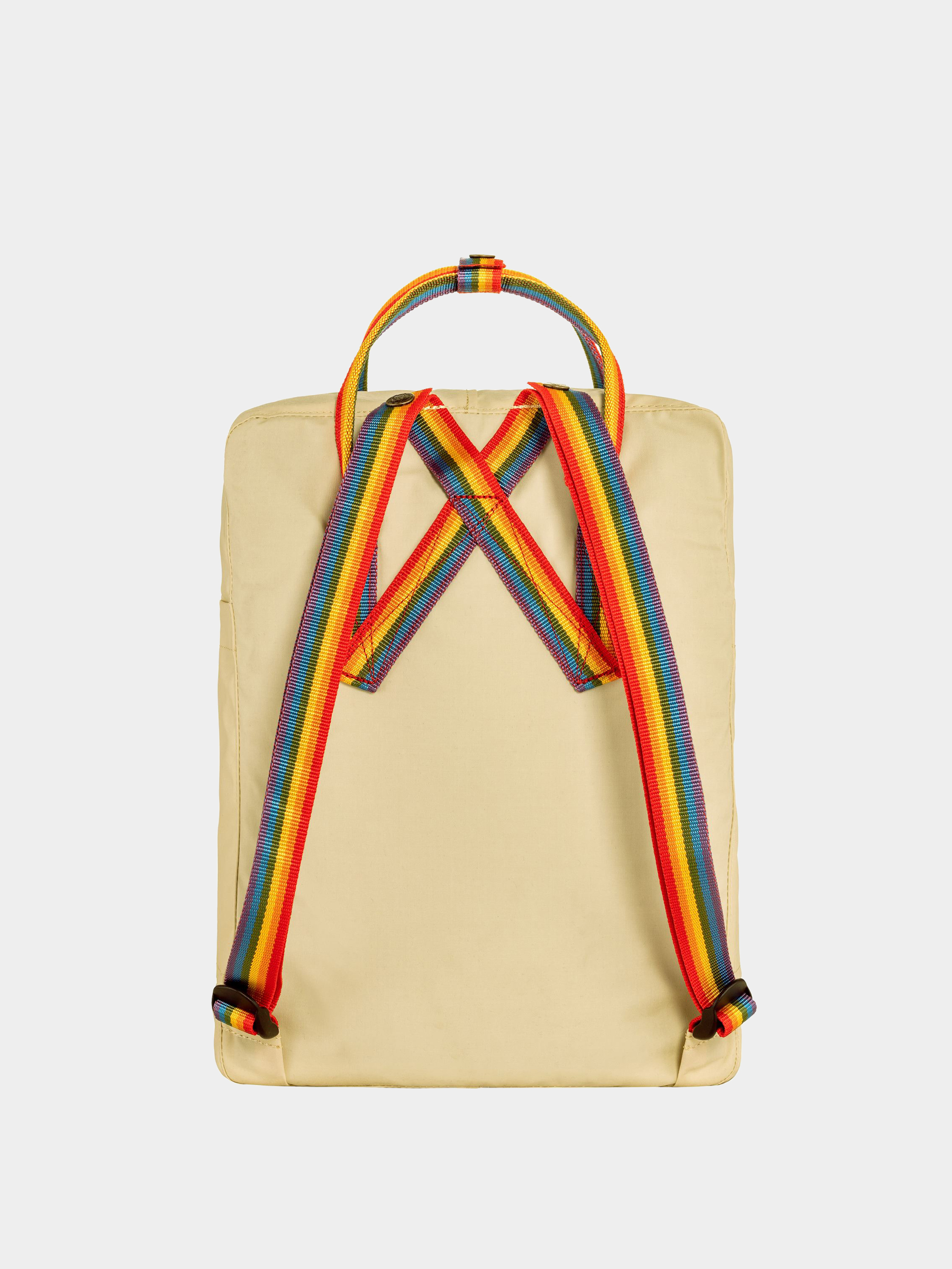 Fjallraven Kanken Rainbow Backpack yellow (light oak-rainbow