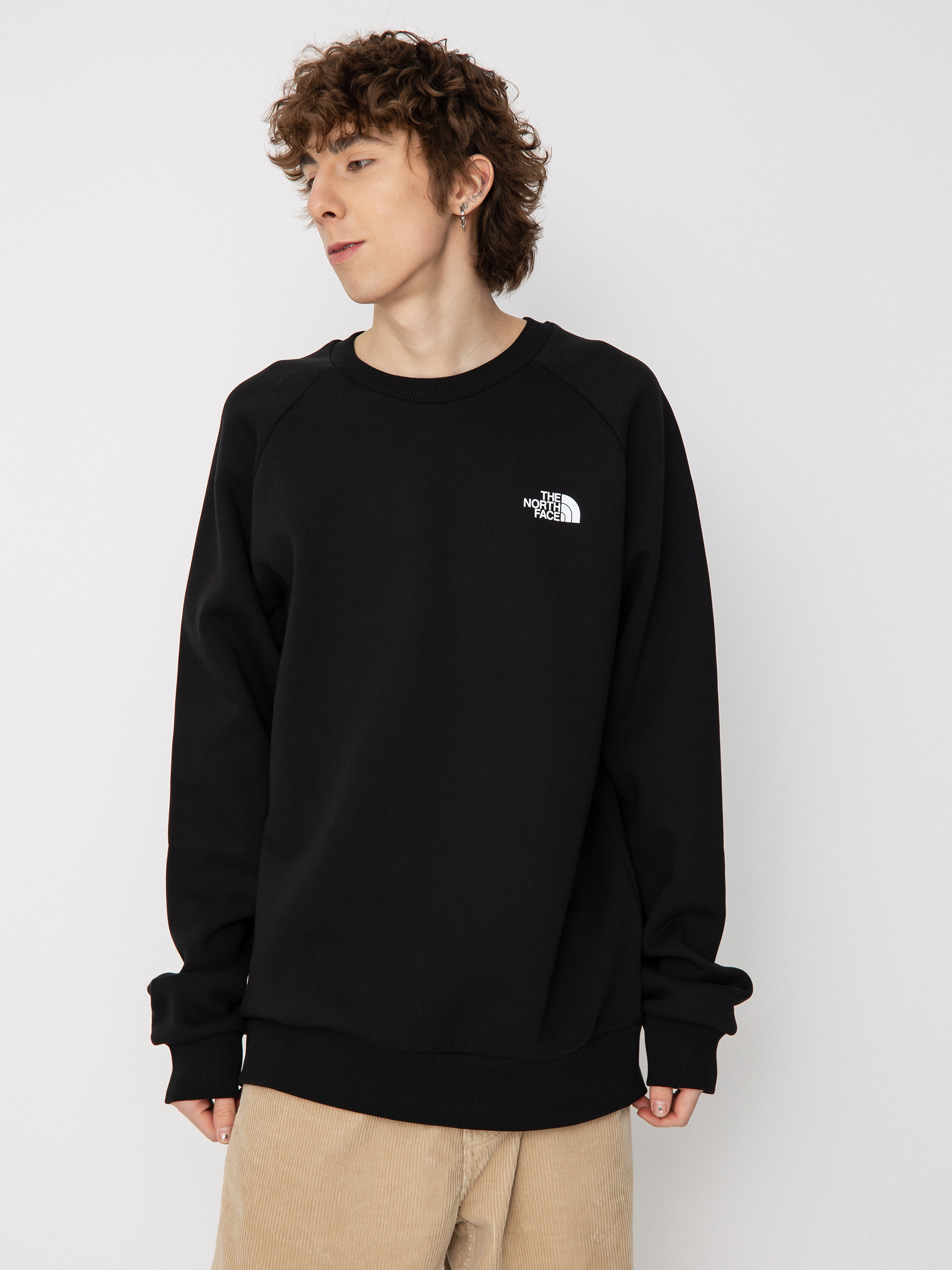 The North Face Raglan Redbox Sweatshirt (black/red)
